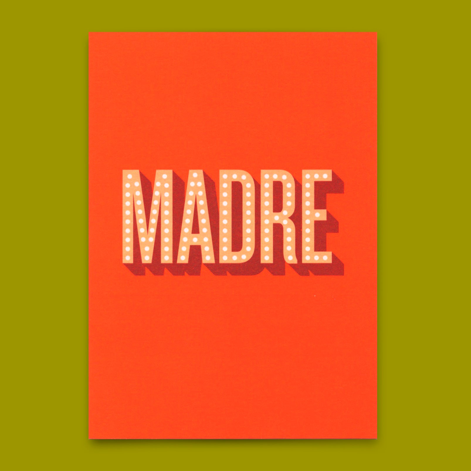 Postcard "Madre" | Cool card for Mother's Day