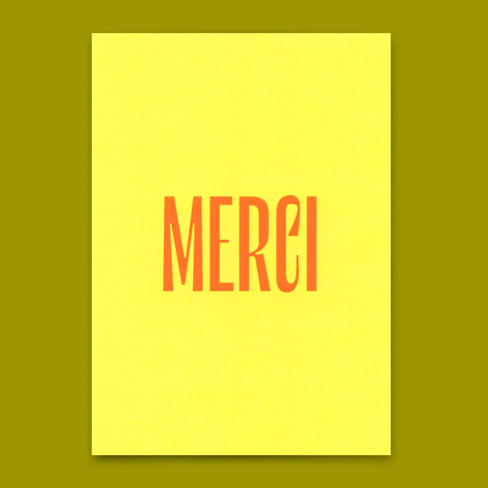 Postcard "Merci Pastel" | Beautiful card to say thank you