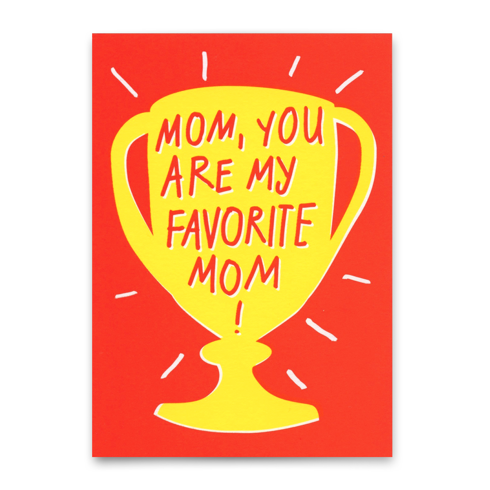 Postcard "Favorite mom" | Special card with saying for Mother's Day