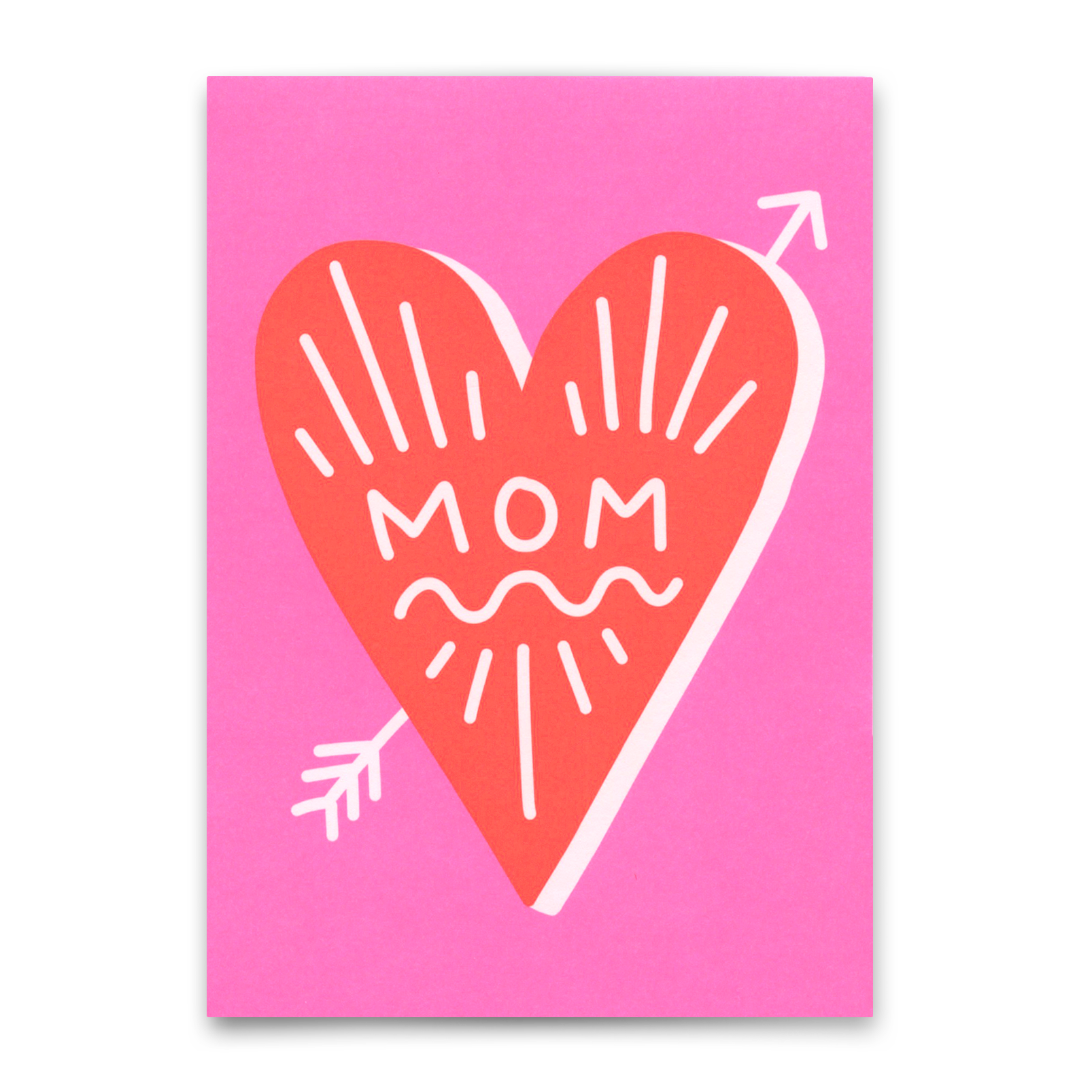 Postkarte "Mom" | Schöne Karte zum Muttertag