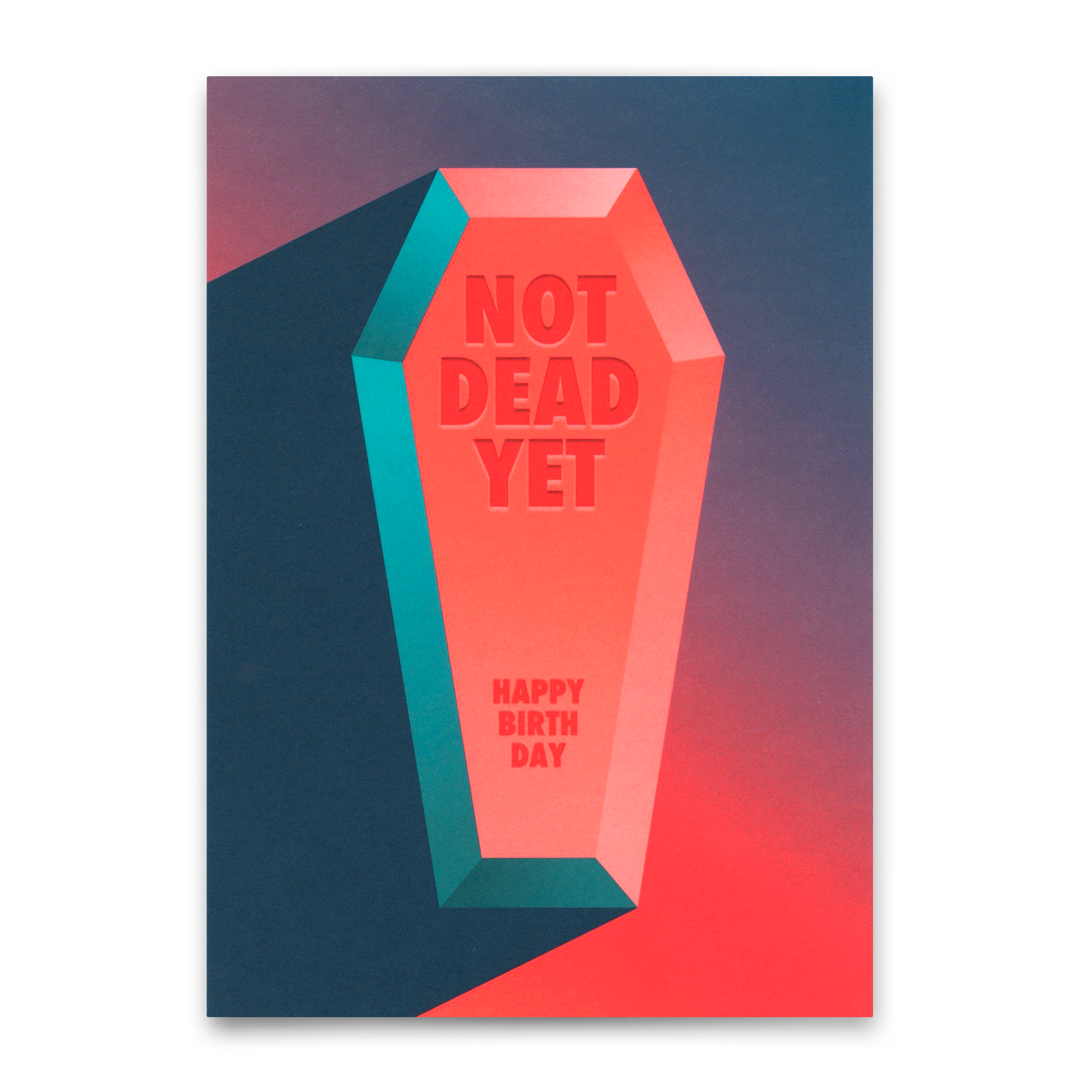 Postcard "Not dead yet" | Funny birthday card