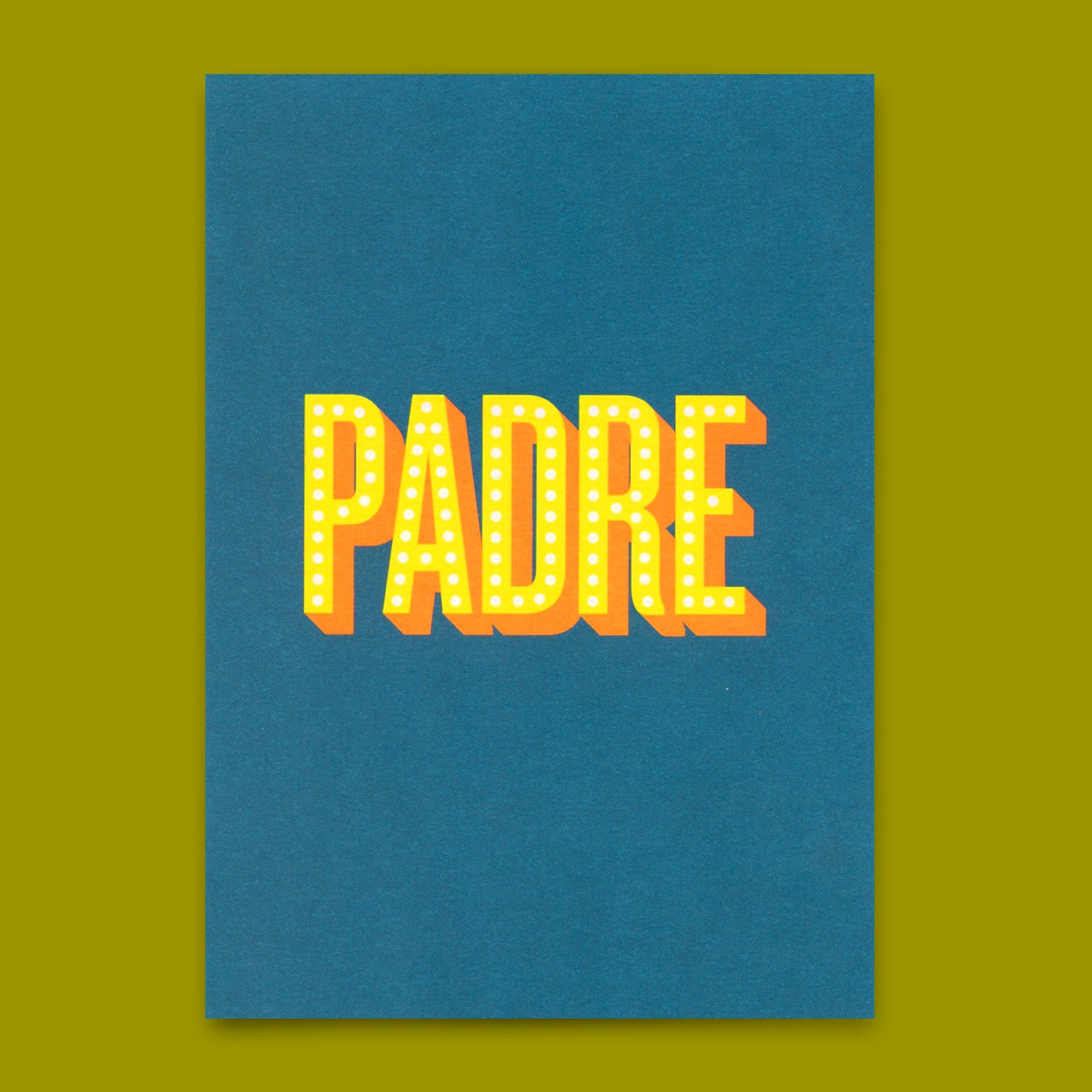 Postcard "Padre" | Cool card for Father's Day