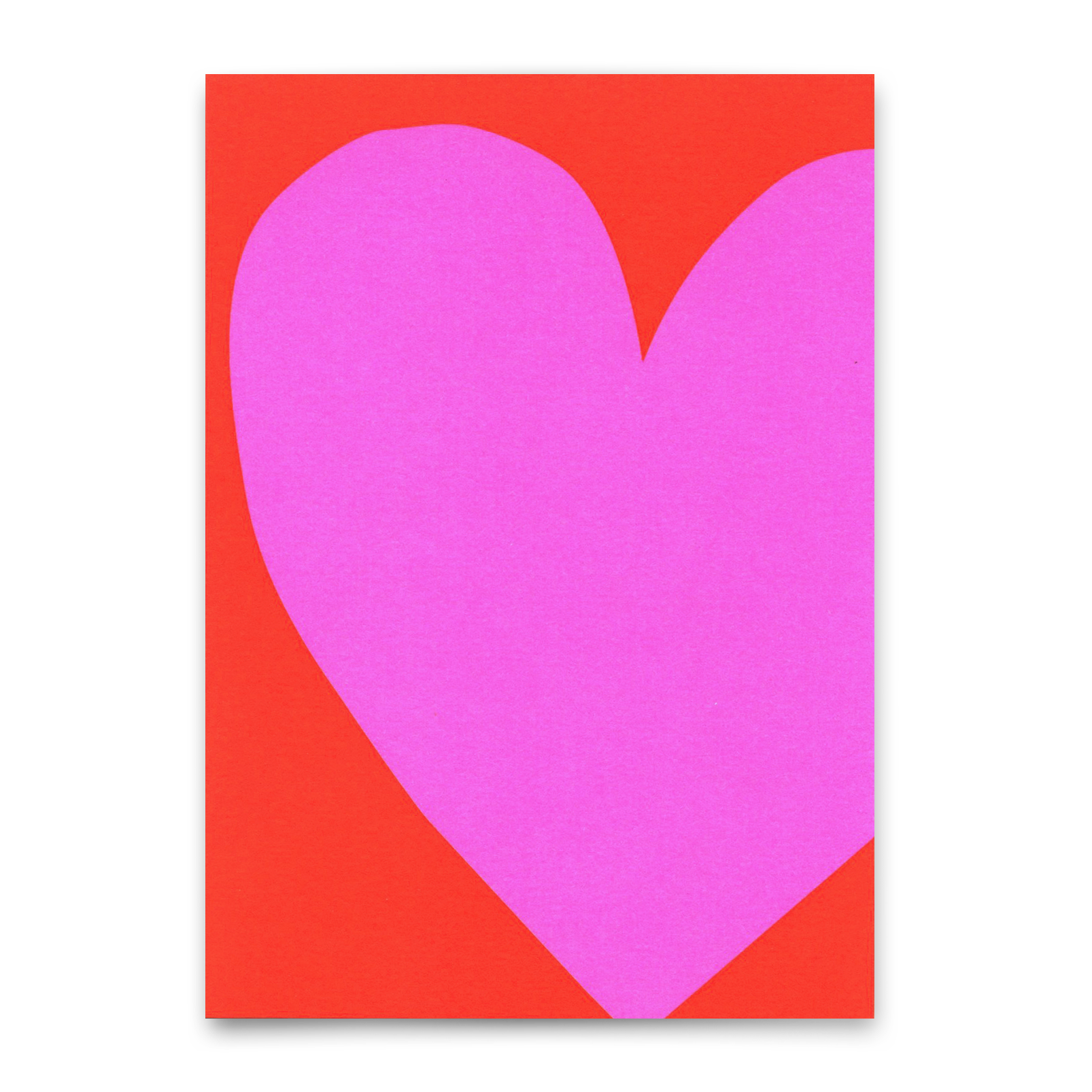 Postkarte "Purple heart" | Schöne Karte für jeden Anlass