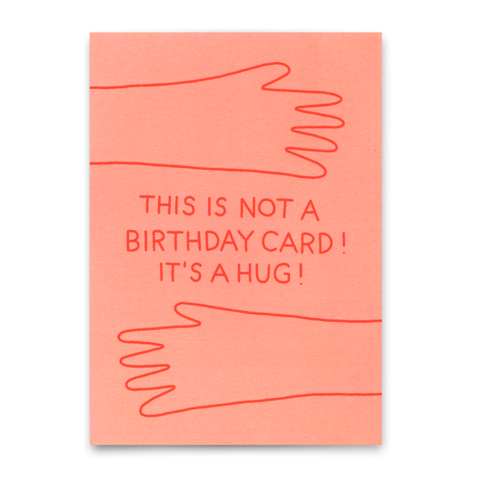 Postcard "This is not a birthday card" | Funny card for every occasion