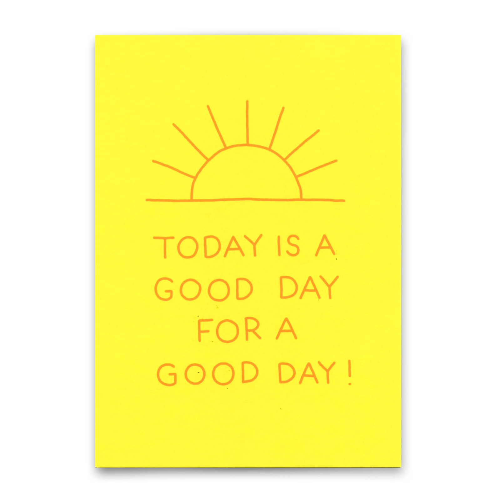 Postkarte "Good day" | Besondere Karte mit Spruch für jeden Anlass