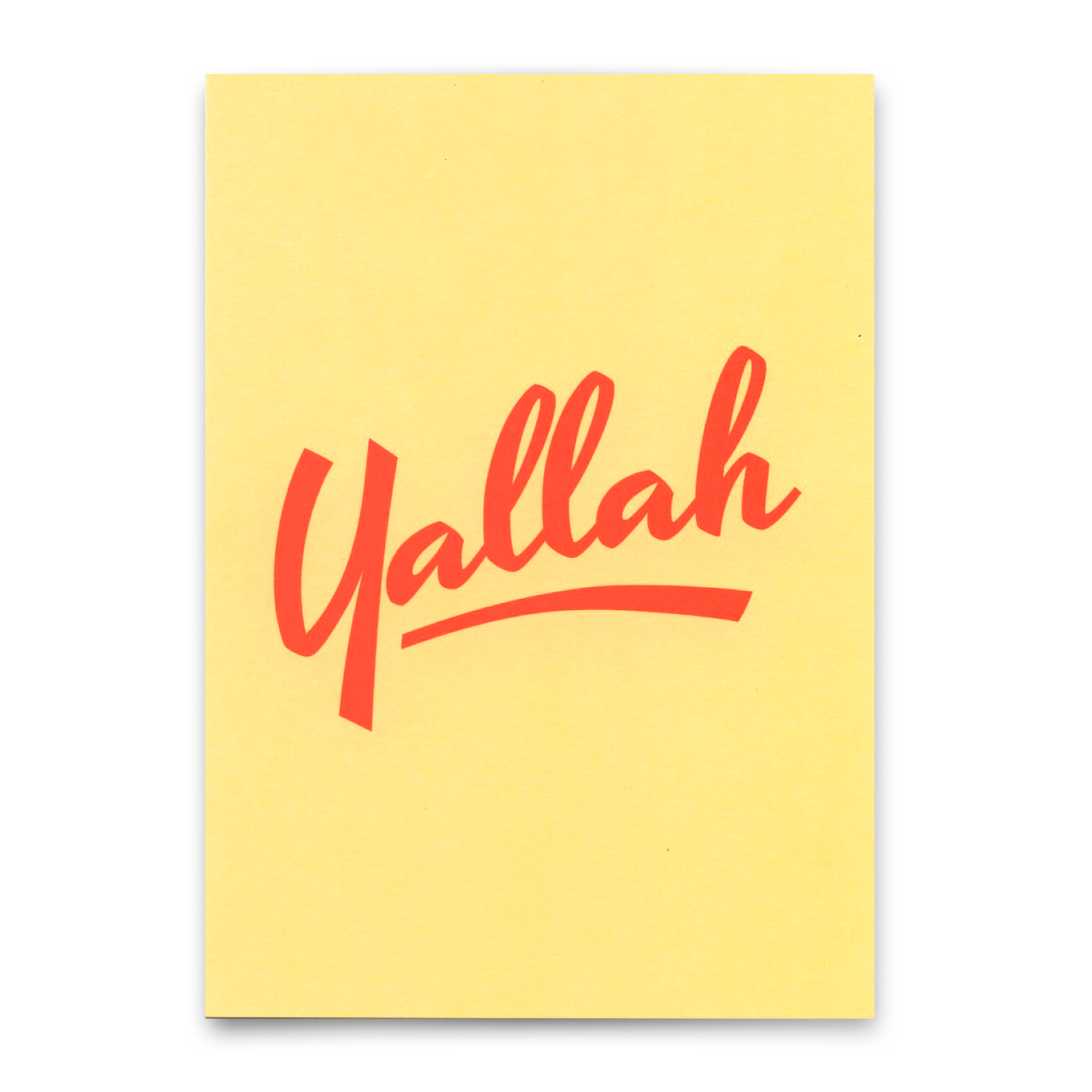 Postcard "Yallah" | Cool card for every occasion