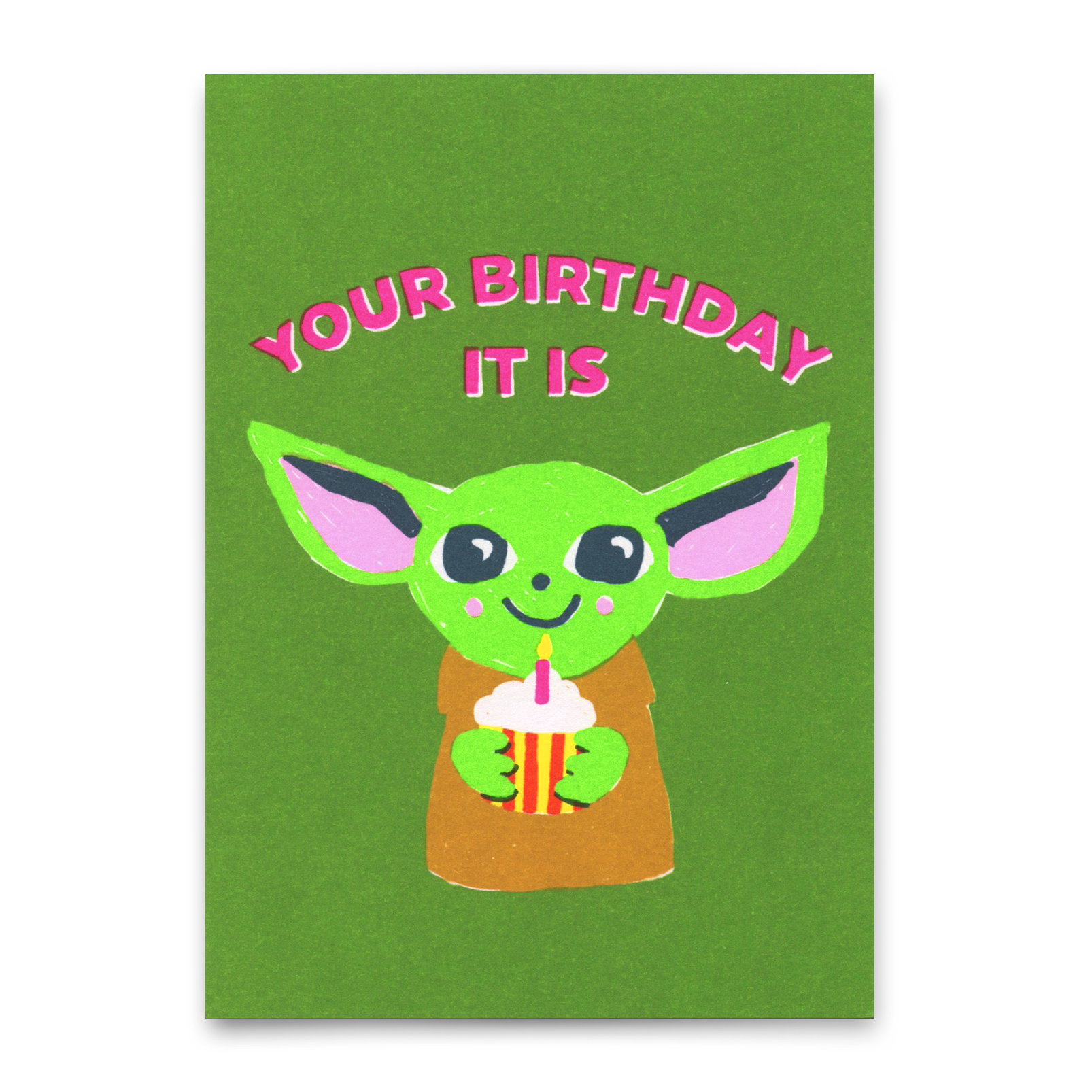 Postkarte "Your Birthday it is" | Lustige Karte mit Spruch zum Geburtstag