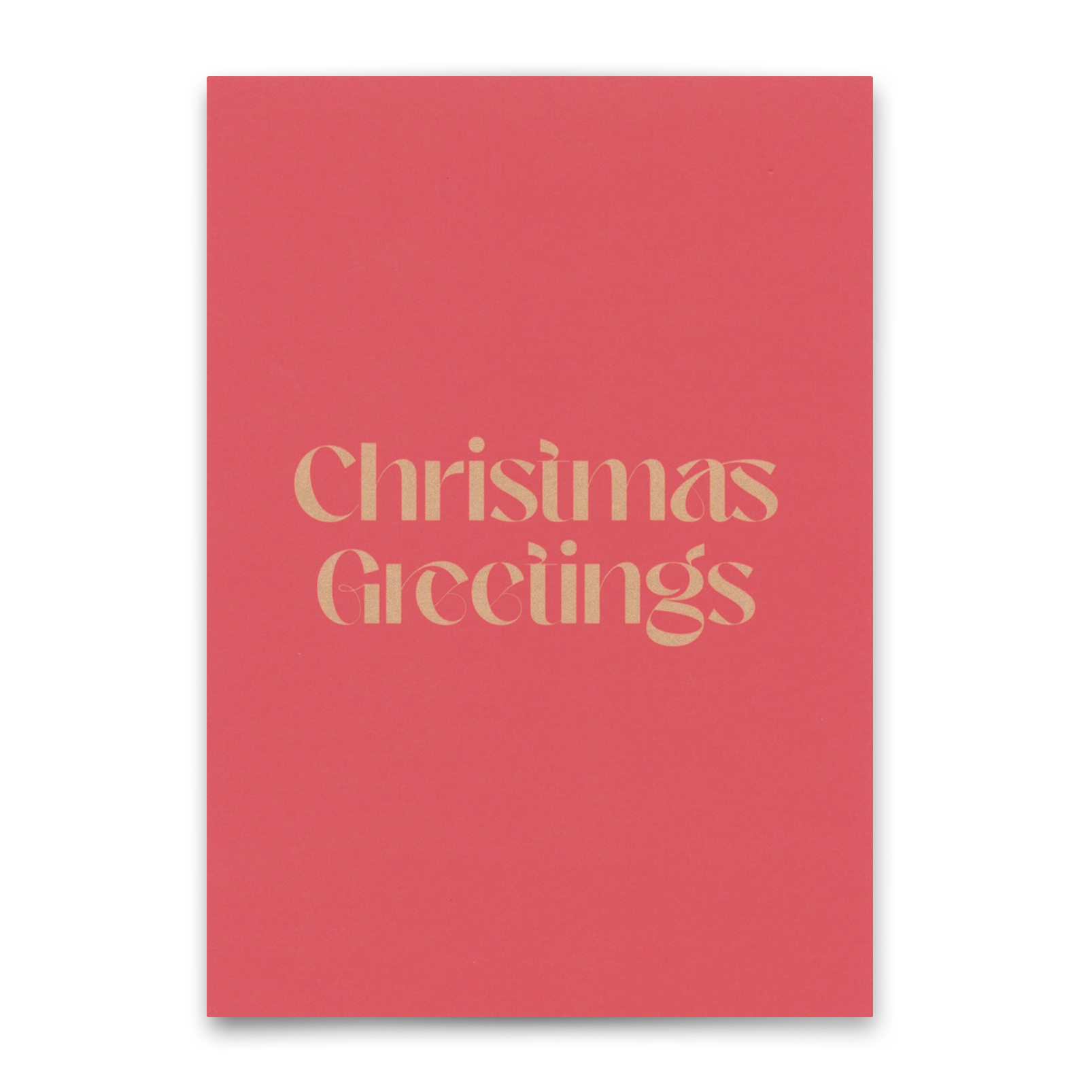 Postkarte "Christmas greetings" | Lustige Karte zu Weihnachten