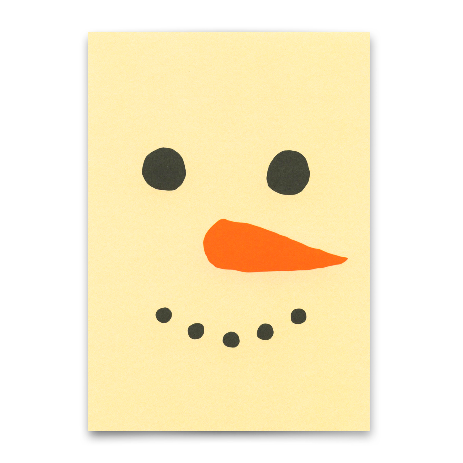 Postkarte "Snowman" | Coole Karte zu Weihnachten