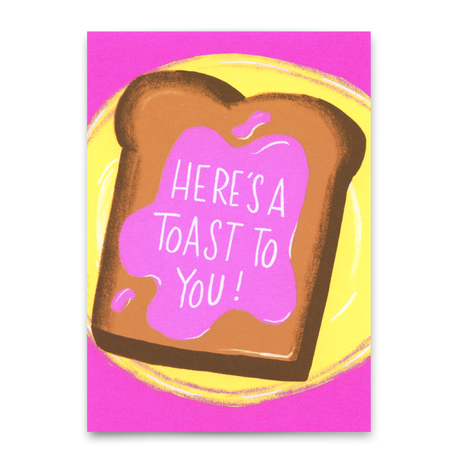 Postcard "Toast to you" | Funny card for every occasion