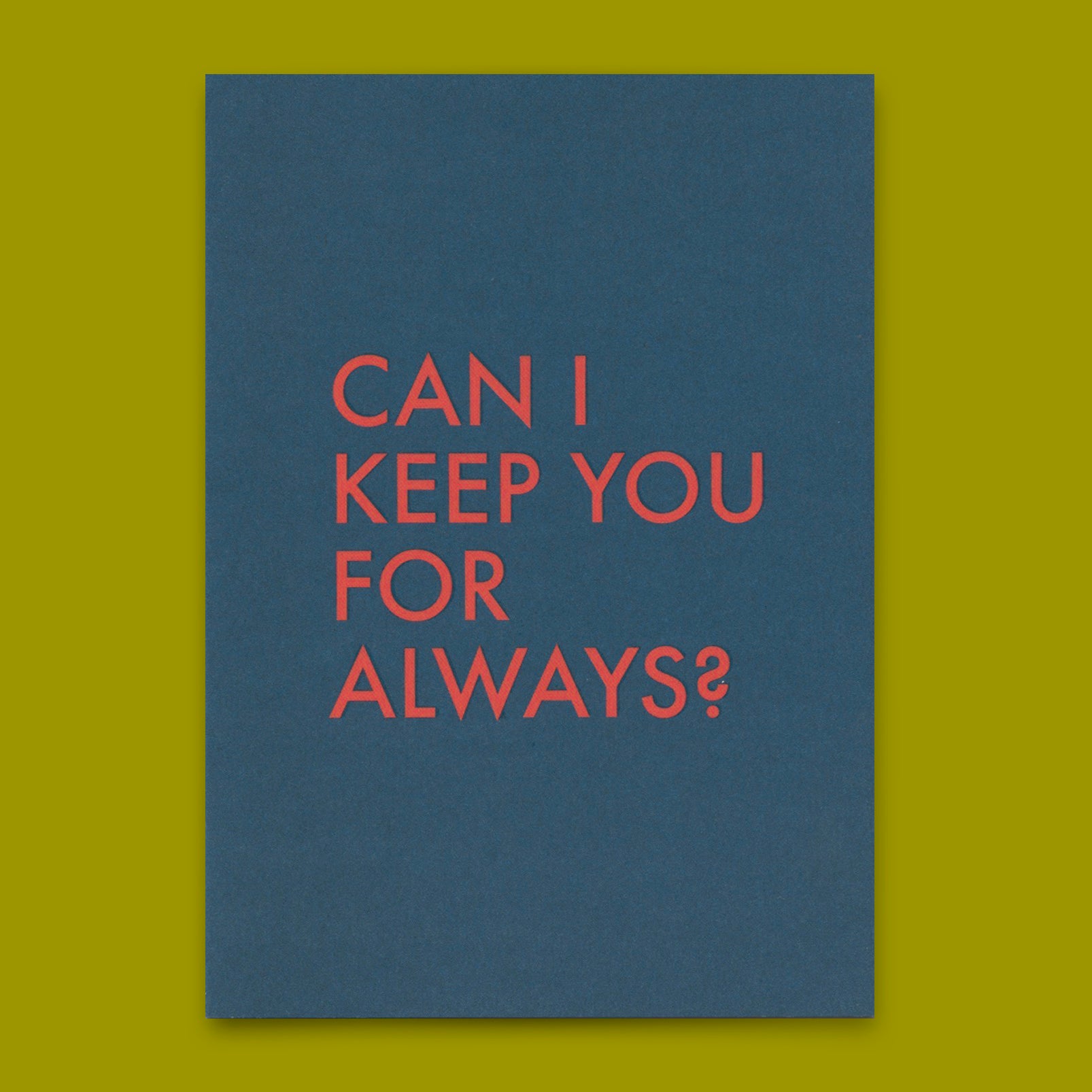 Postkarte "Keep you" | Coole Karte mit Spruch für Verliebte