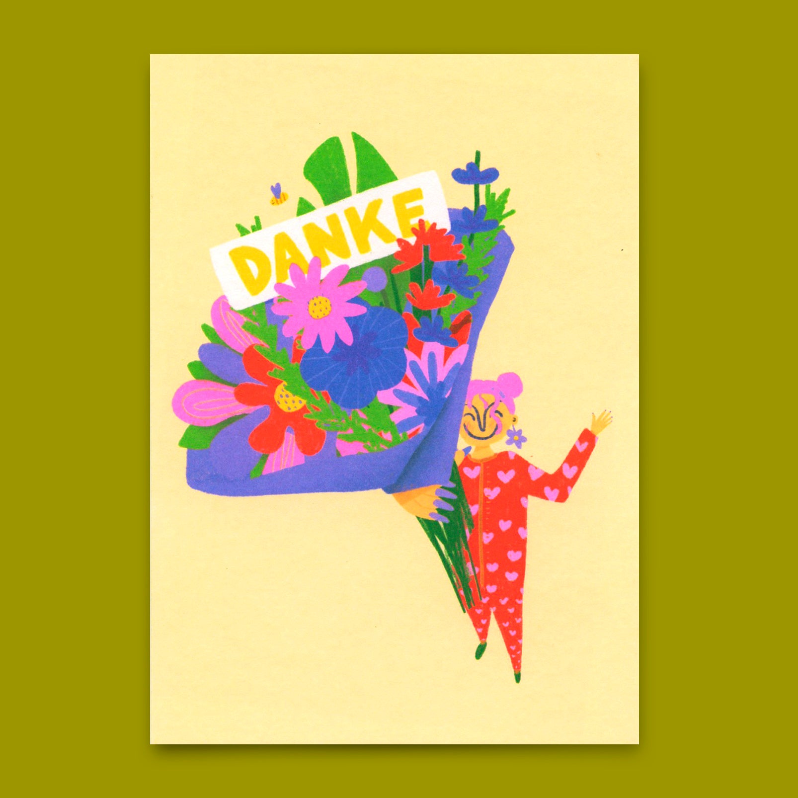 Postcard "Thank you bouquet" | Beautiful card to say thank you