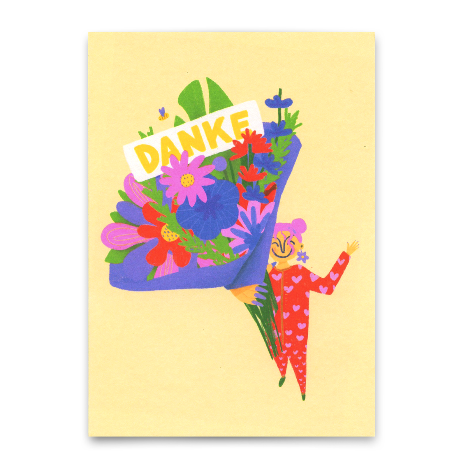 Postcard "Thank you bouquet" | Beautiful card to say thank you