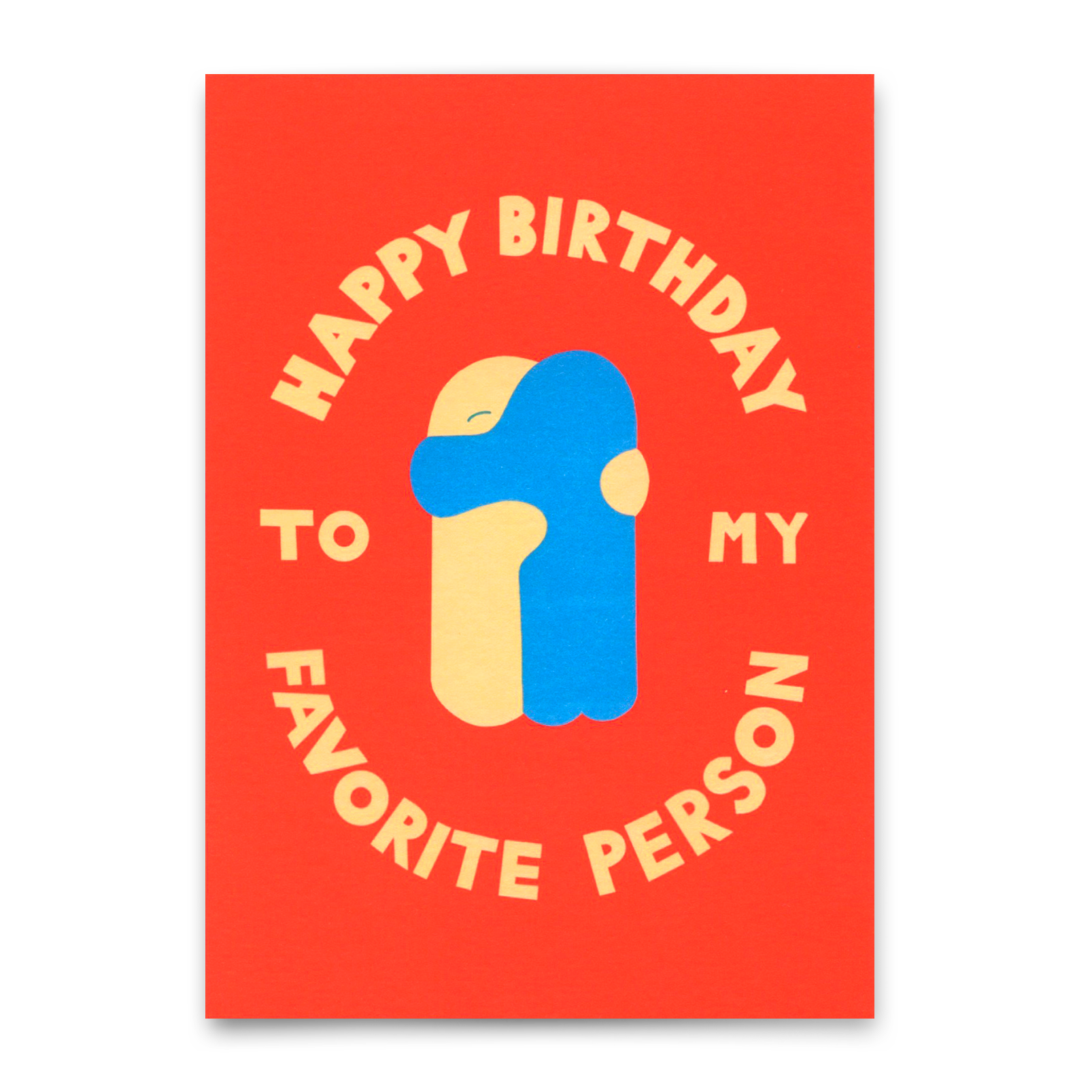 Postcard "To my favorite person" | Special birthday card