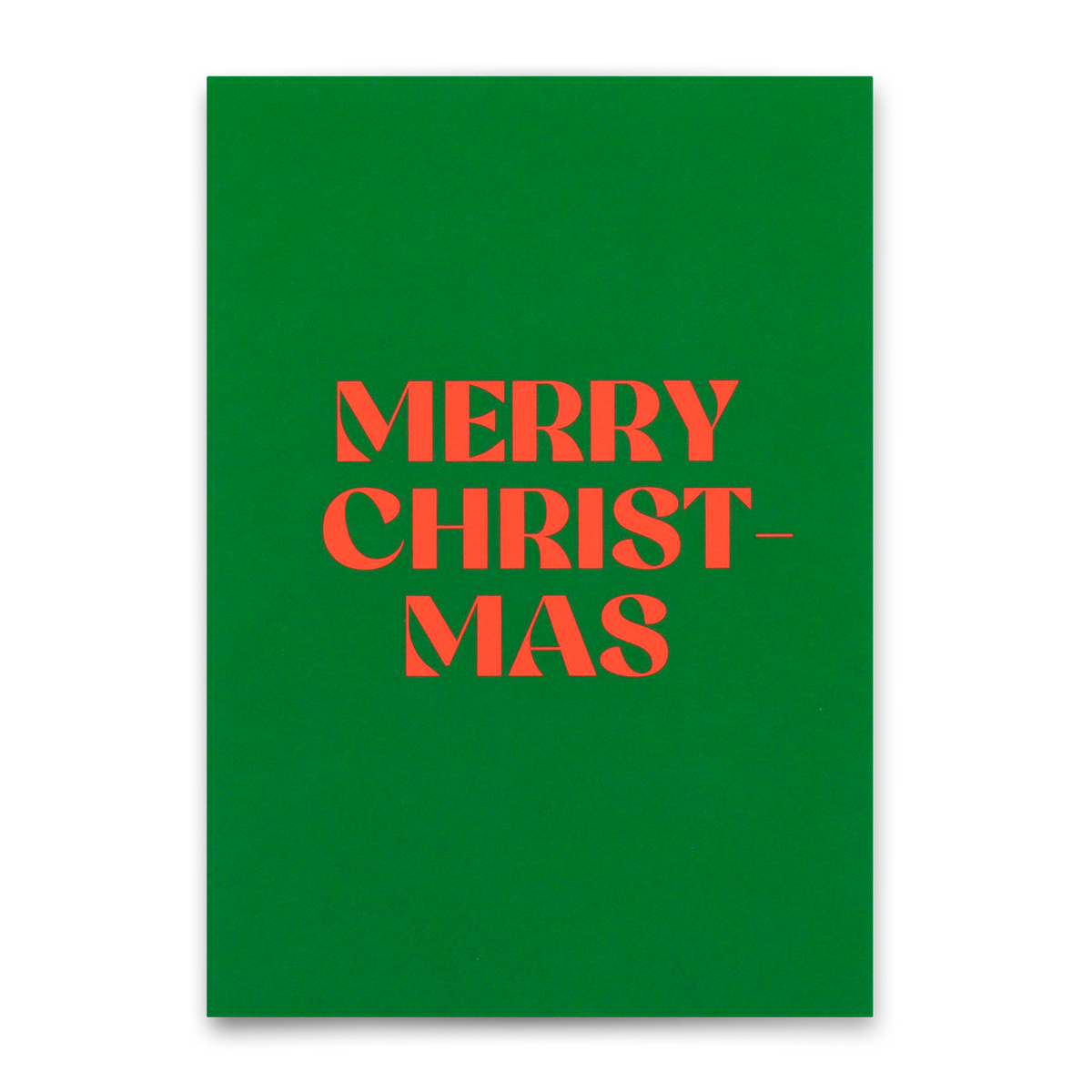 Postkarte "Merry Christmas Petrol" | Schöne Karte zu Weihnachten