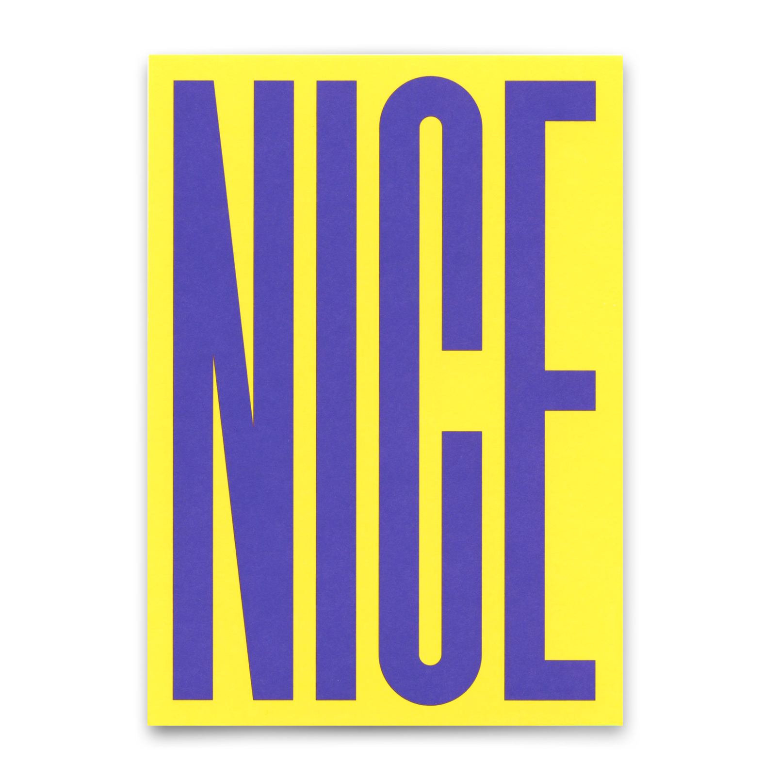 Postkarte "Nice bunt" | Coole Karte für jeden Anlass