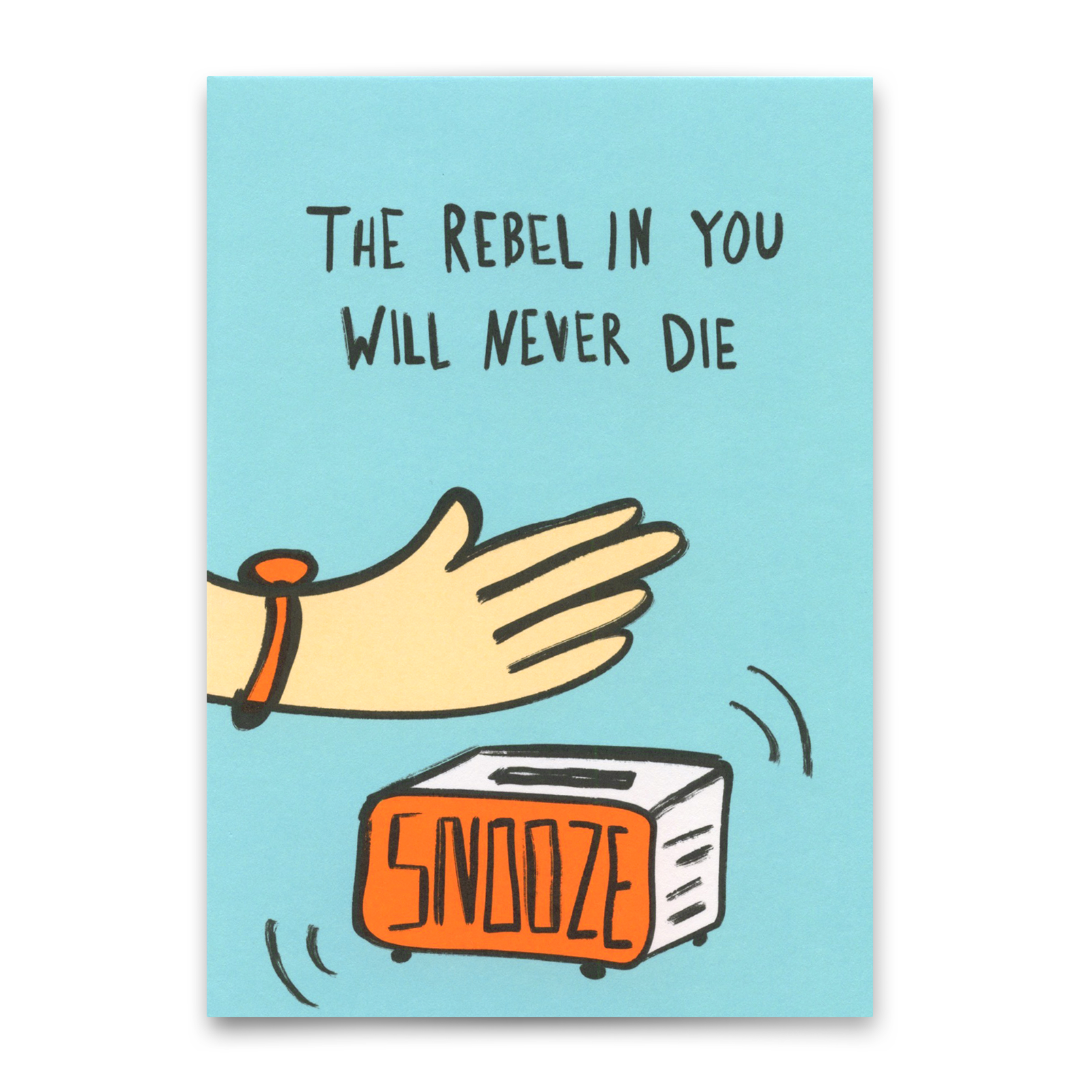 Postkarte "The rebel in you" | Lustige Karte zum Geburtstag