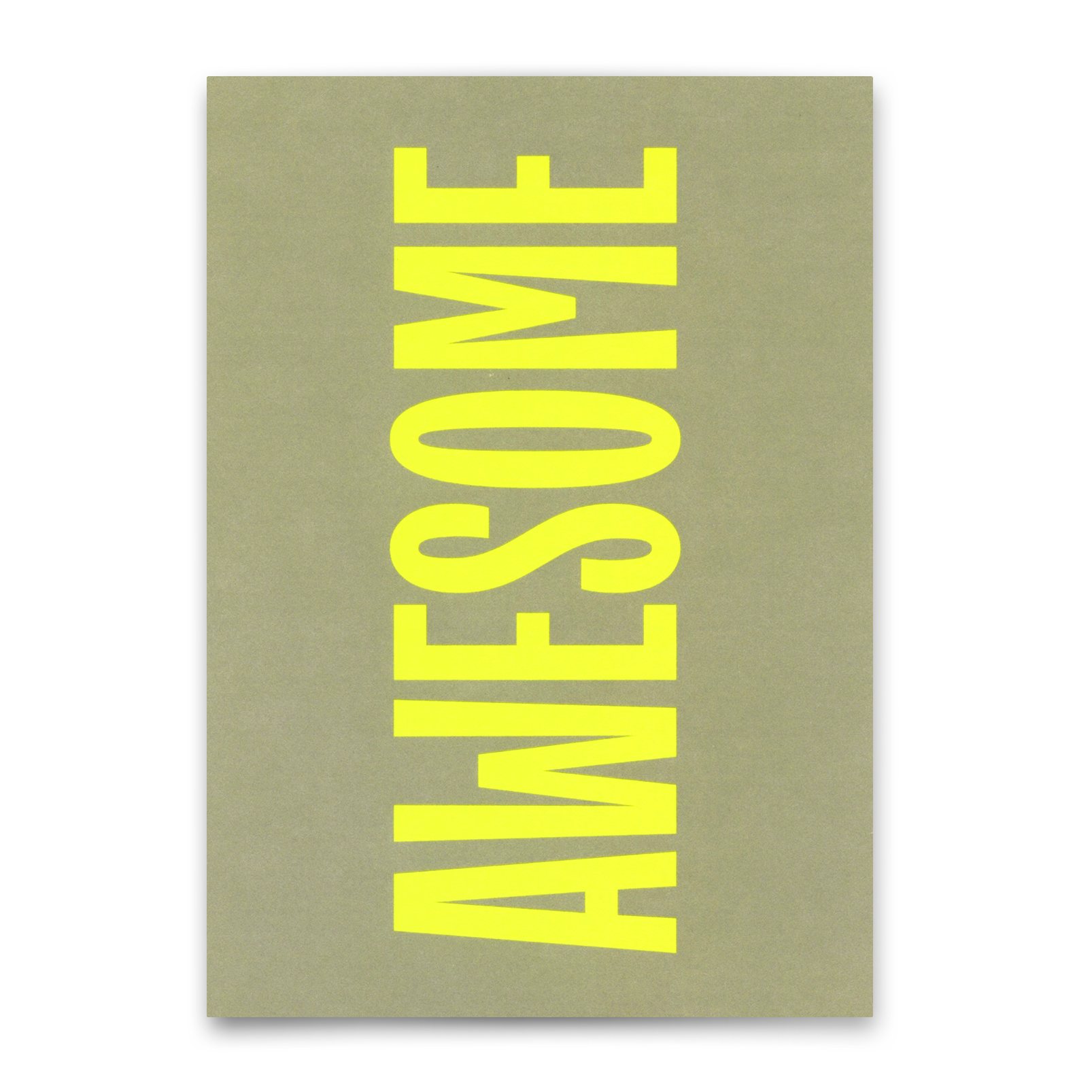 Postkarte "Awesome" | Schöne Karte für jeden Anlass