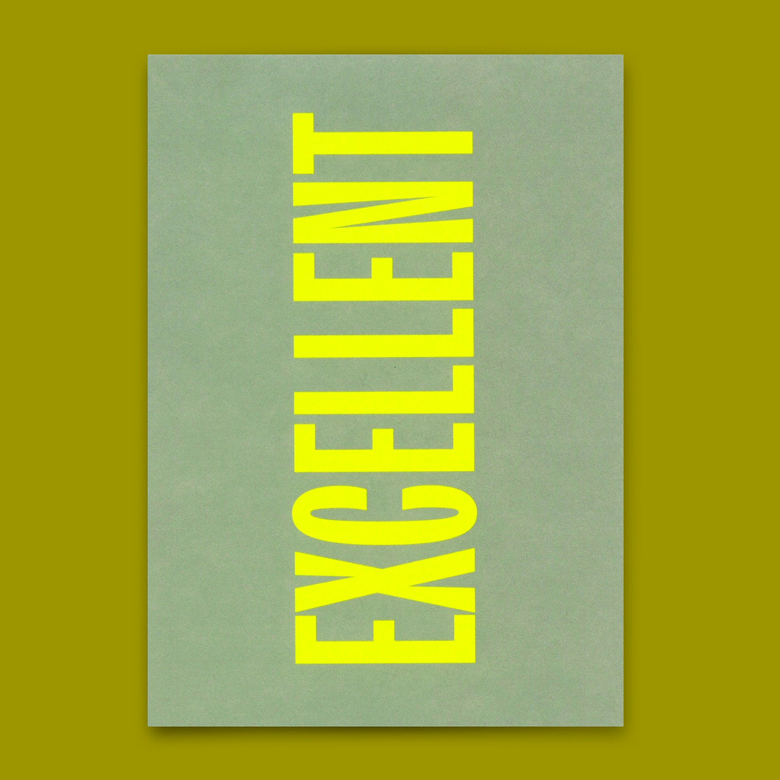 Postcard "Excellent" | Beautiful card for every occasion