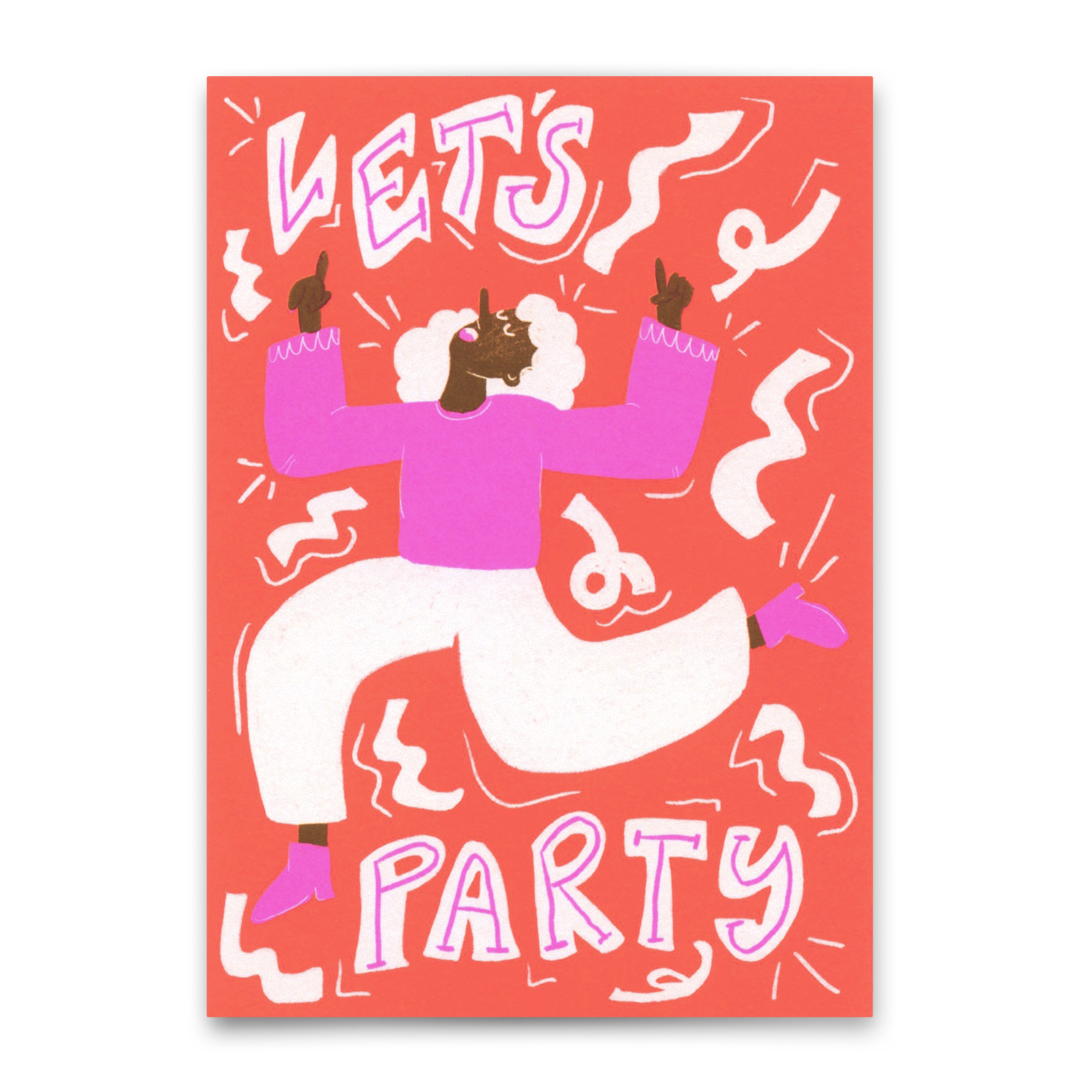 Postcard "Let's Party" | Cool card for every occasion