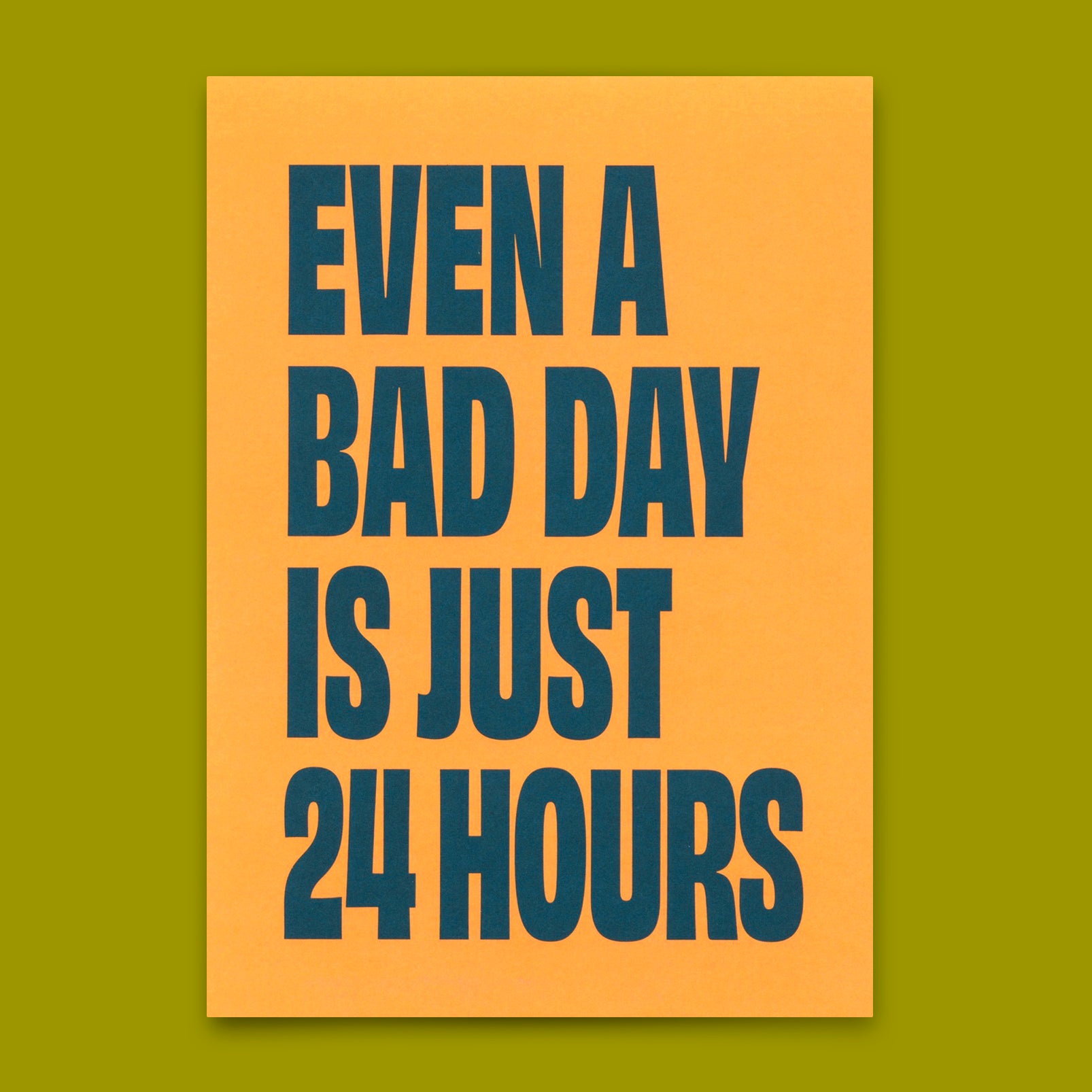 Postkarte "Bad day" | Lustige Klappkarte mit Spruch