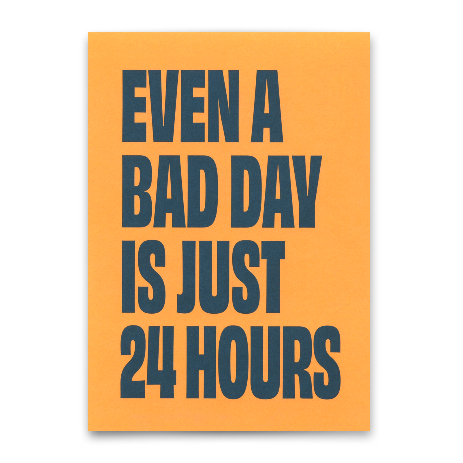 Postkarte "Bad day" | Lustige Klappkarte mit Spruch