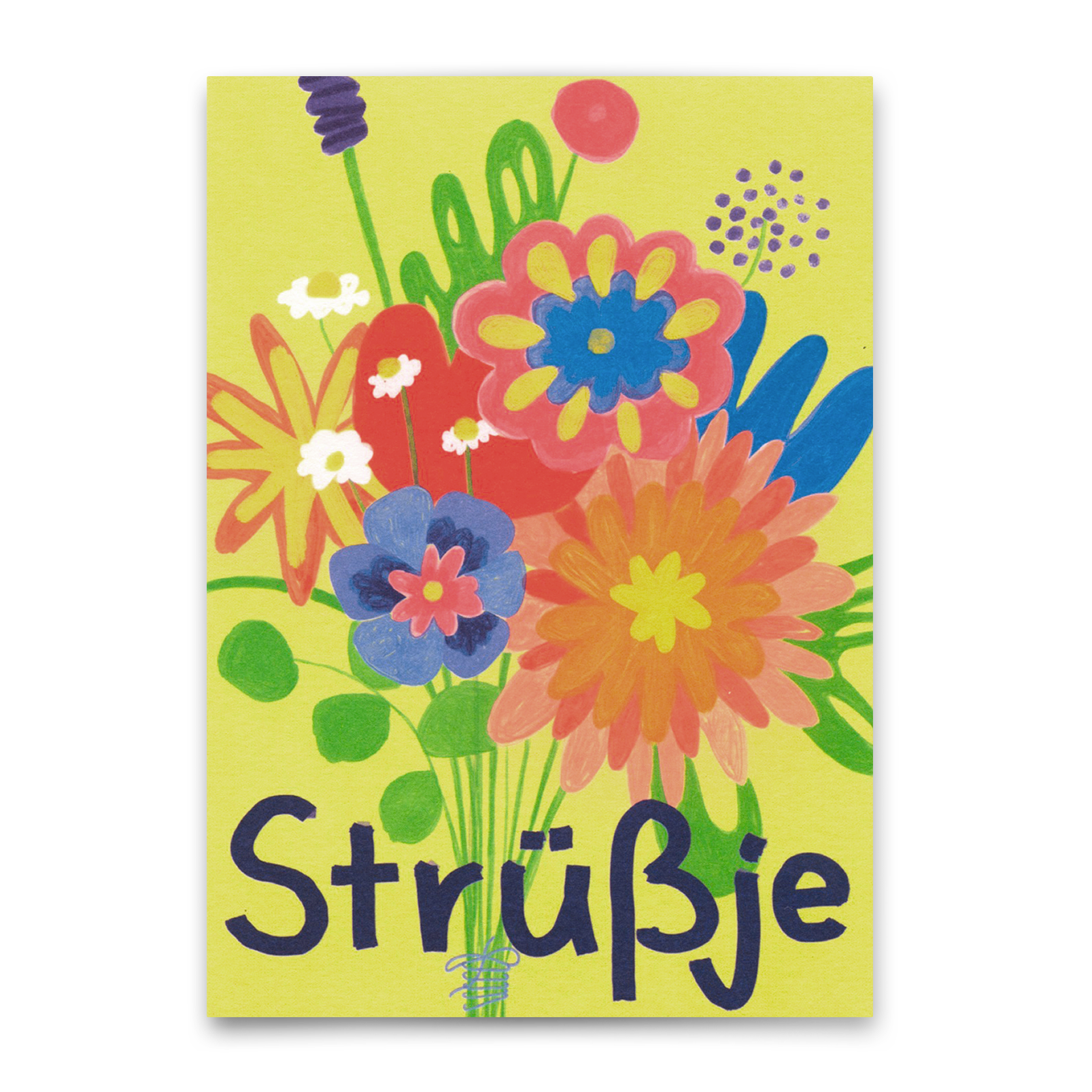 Postkarte "Strüßje" | Schöne Karte für jeden Anlass