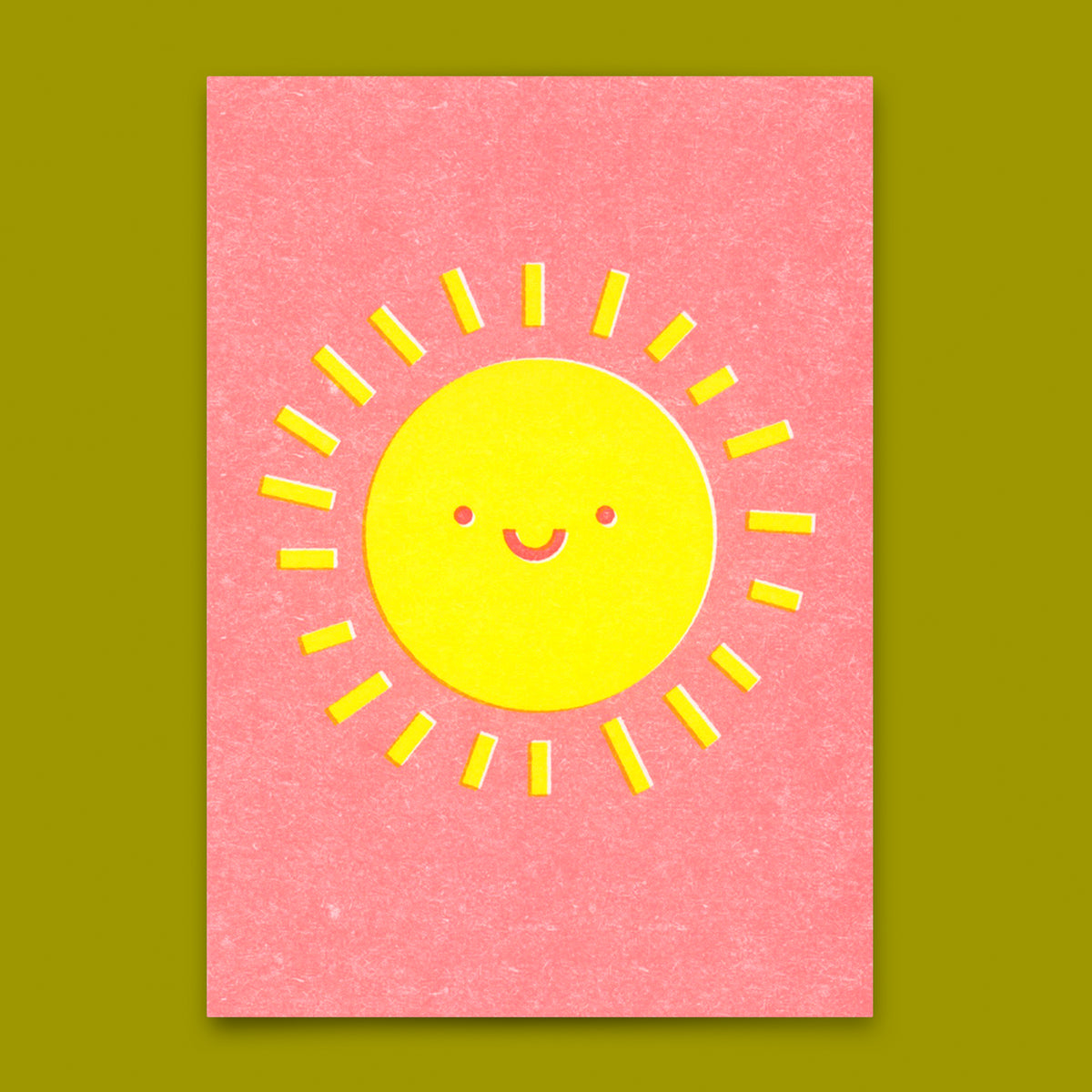 Postkarte "Smiling sun" | Schöne Karte für jeden Anlass