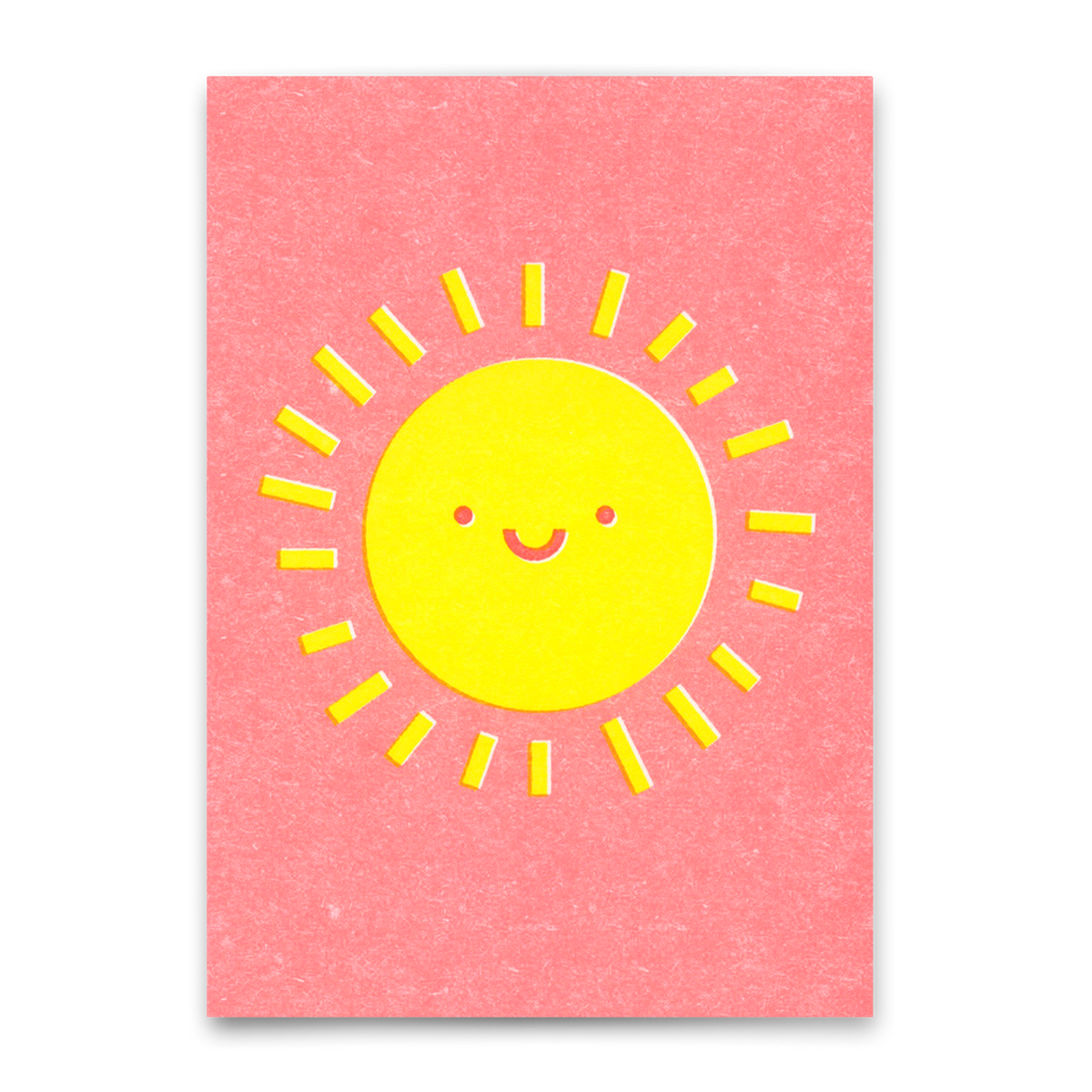 Postkarte "Smiling sun" | Schöne Karte für jeden Anlass