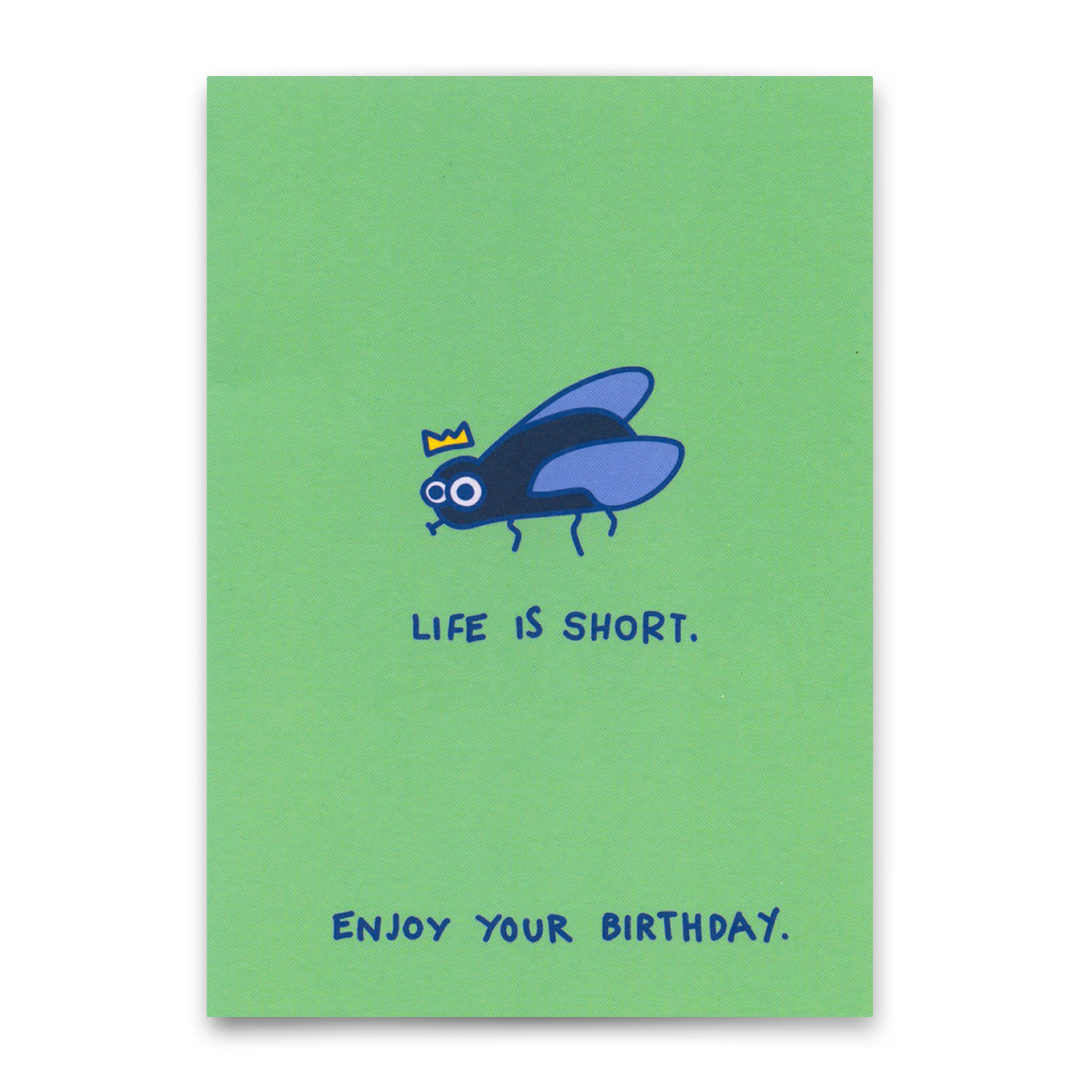 Postkarte "Life is short" | Lustige Karte zum Geburtstag