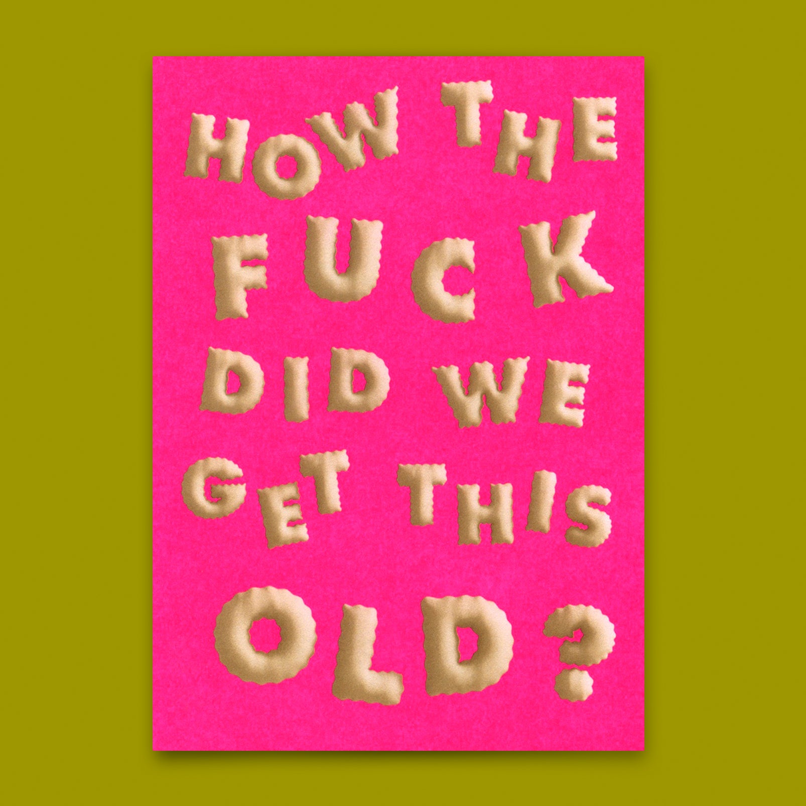 Postkarte "This old" | Lustige Karte zum Geburtstag