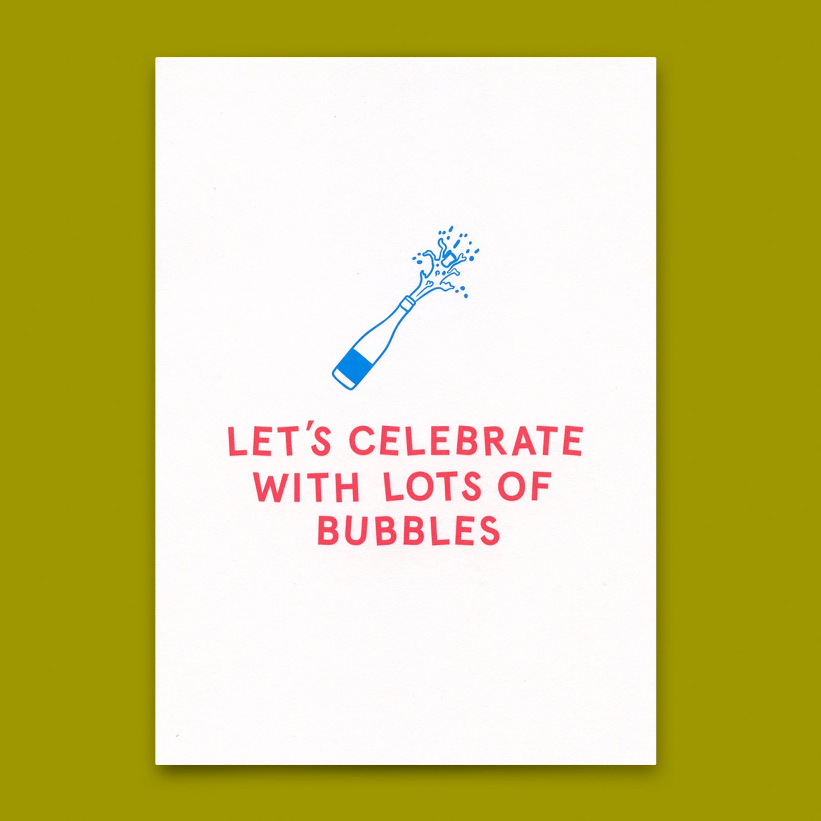 Postkarte "Bubbles" | Besondere Karte für jeden Anlass