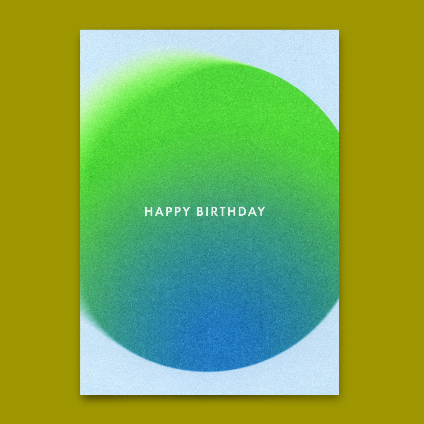 Postkarte "Happy Birthday Blur" | Besondere Karte zum Geburtstag