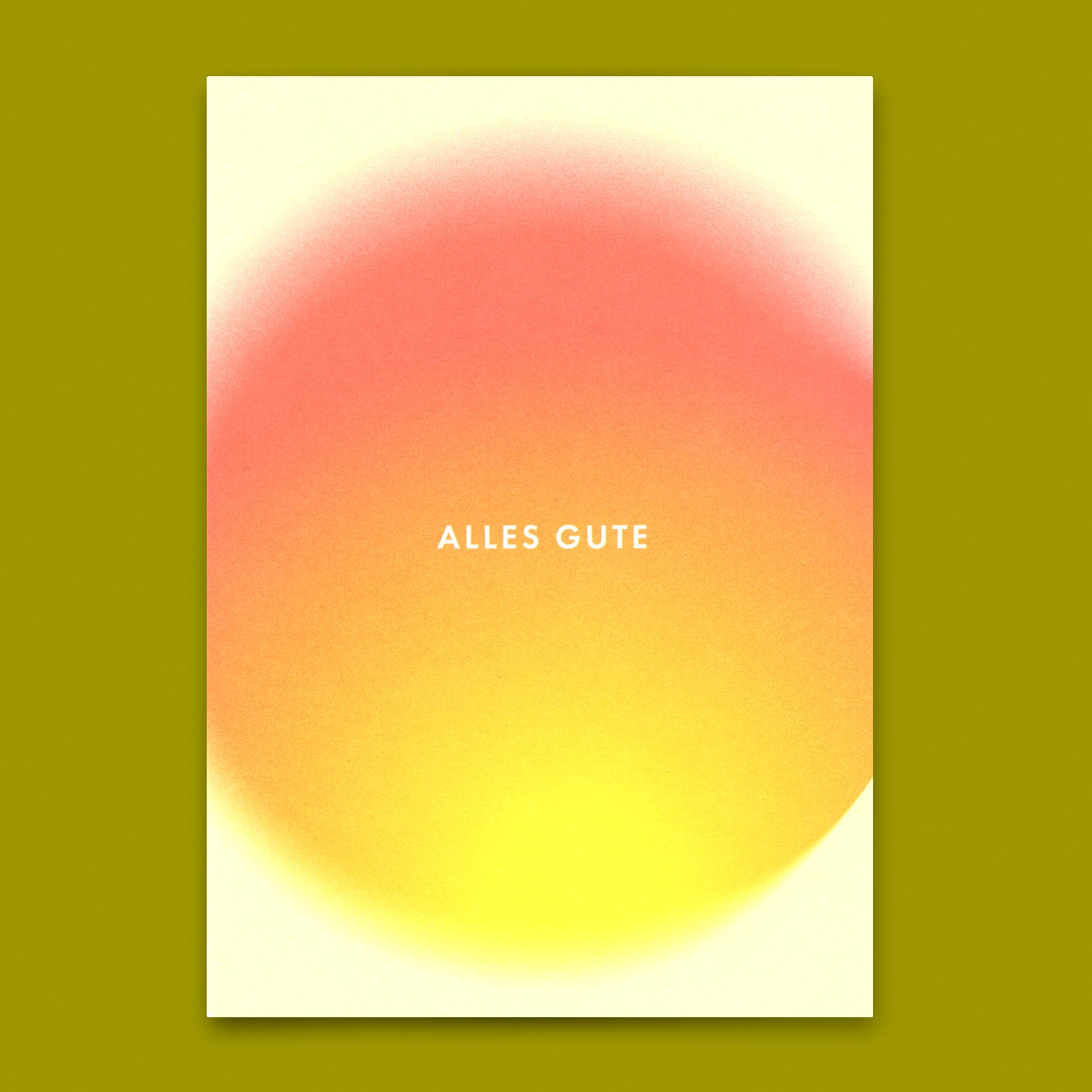 Postkarte "Alles Gute Blur" | Besondere Karte für jeden Anlass