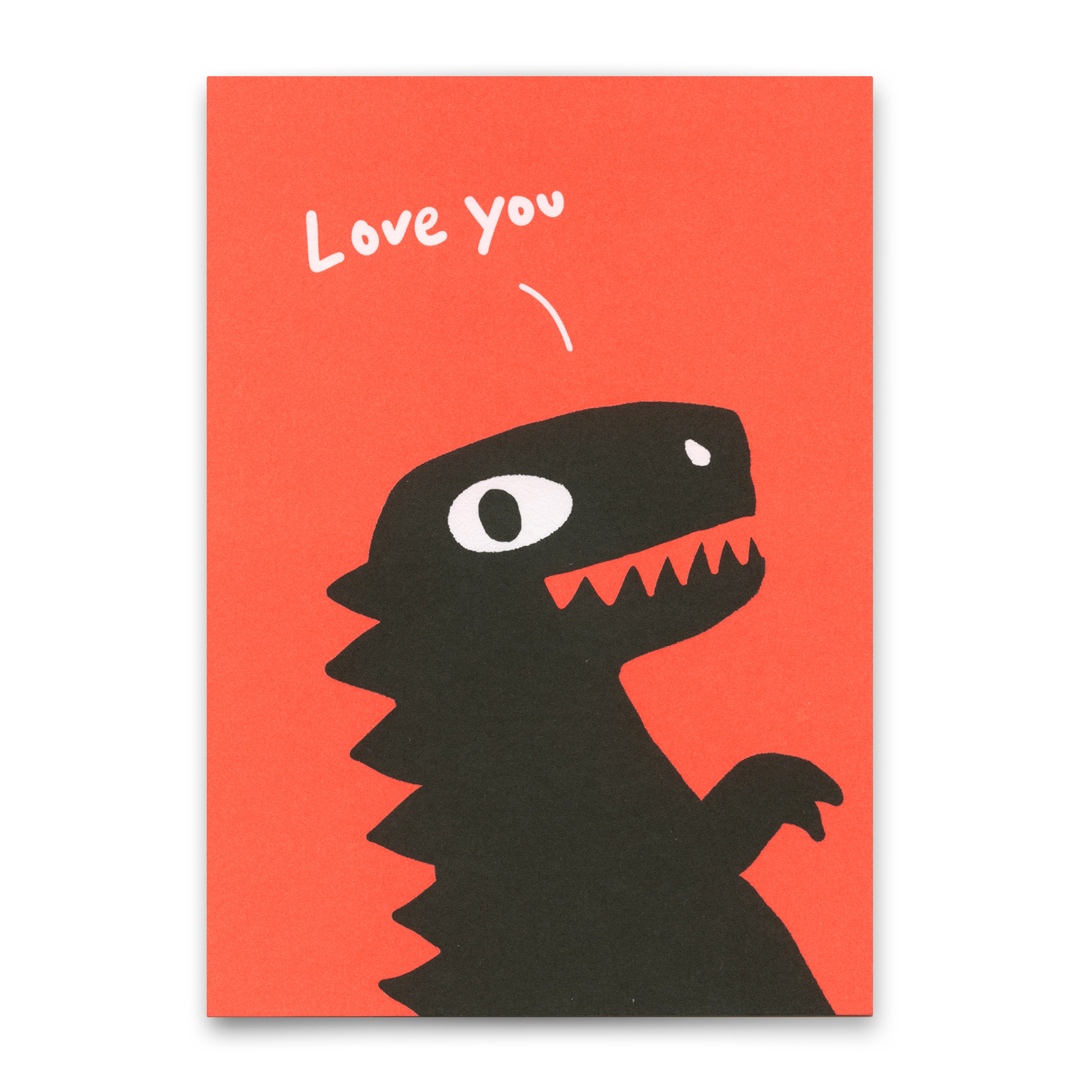 Postkarte "Love you Dinosaur" | Lustige Karte für Verliebte