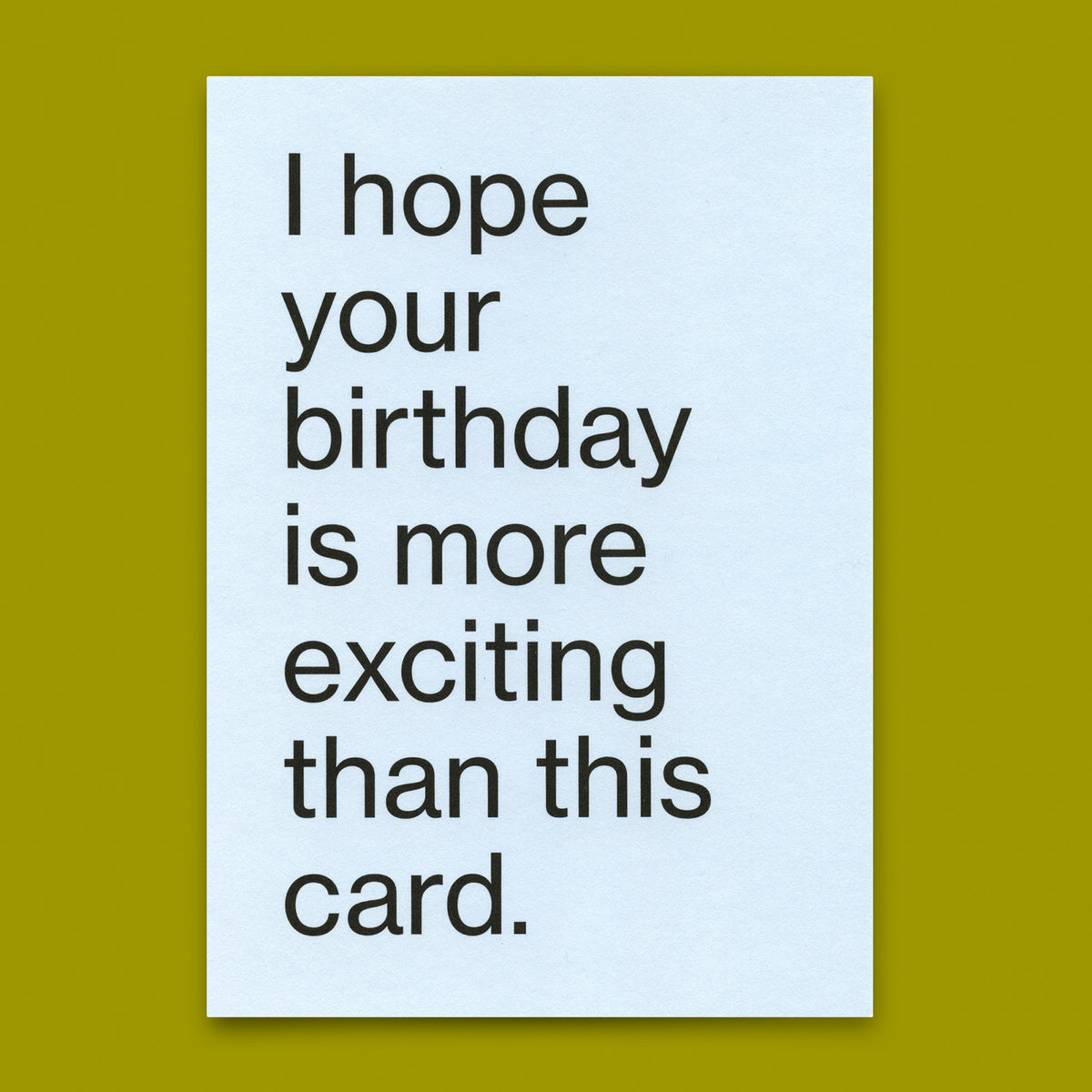 Postkarte "More exciting birthday" | Lustige Karte zum Geburtstag