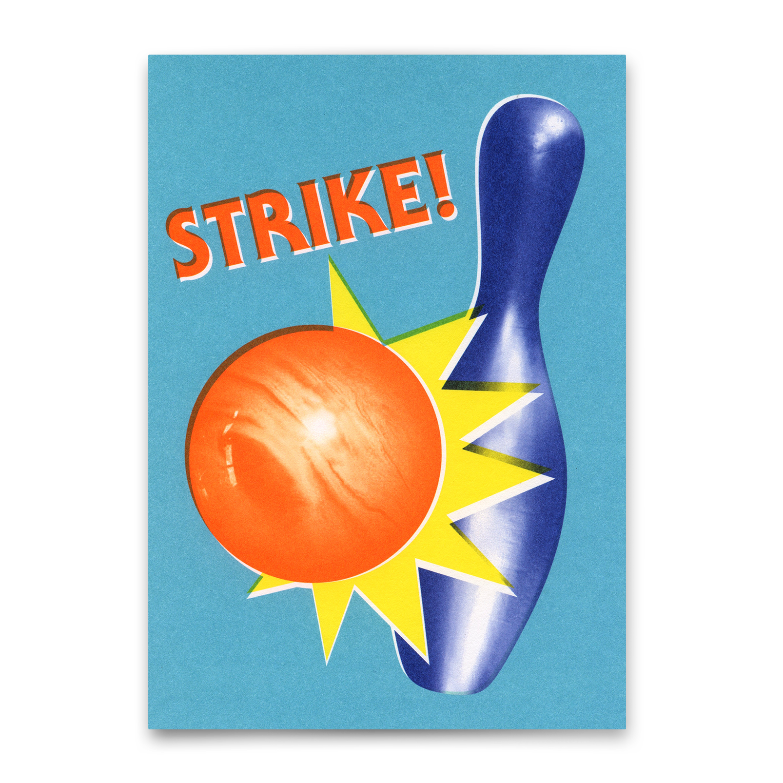 Postkarte "Strike" | Coole Karte zum Gratulieren