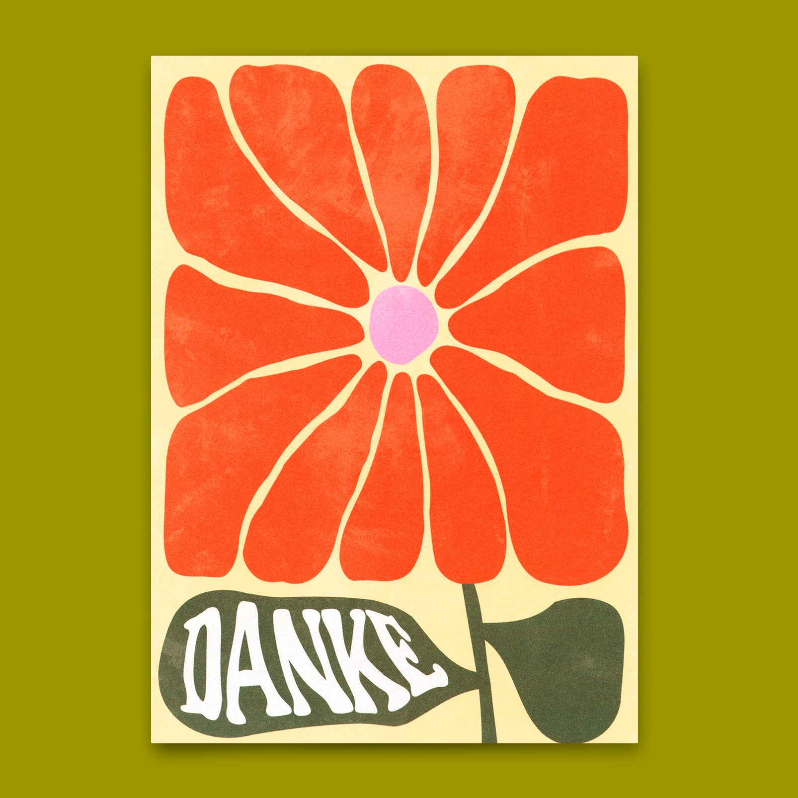 Postkarte "Boxed Flower" | Besondere Karte für jeden Anlass