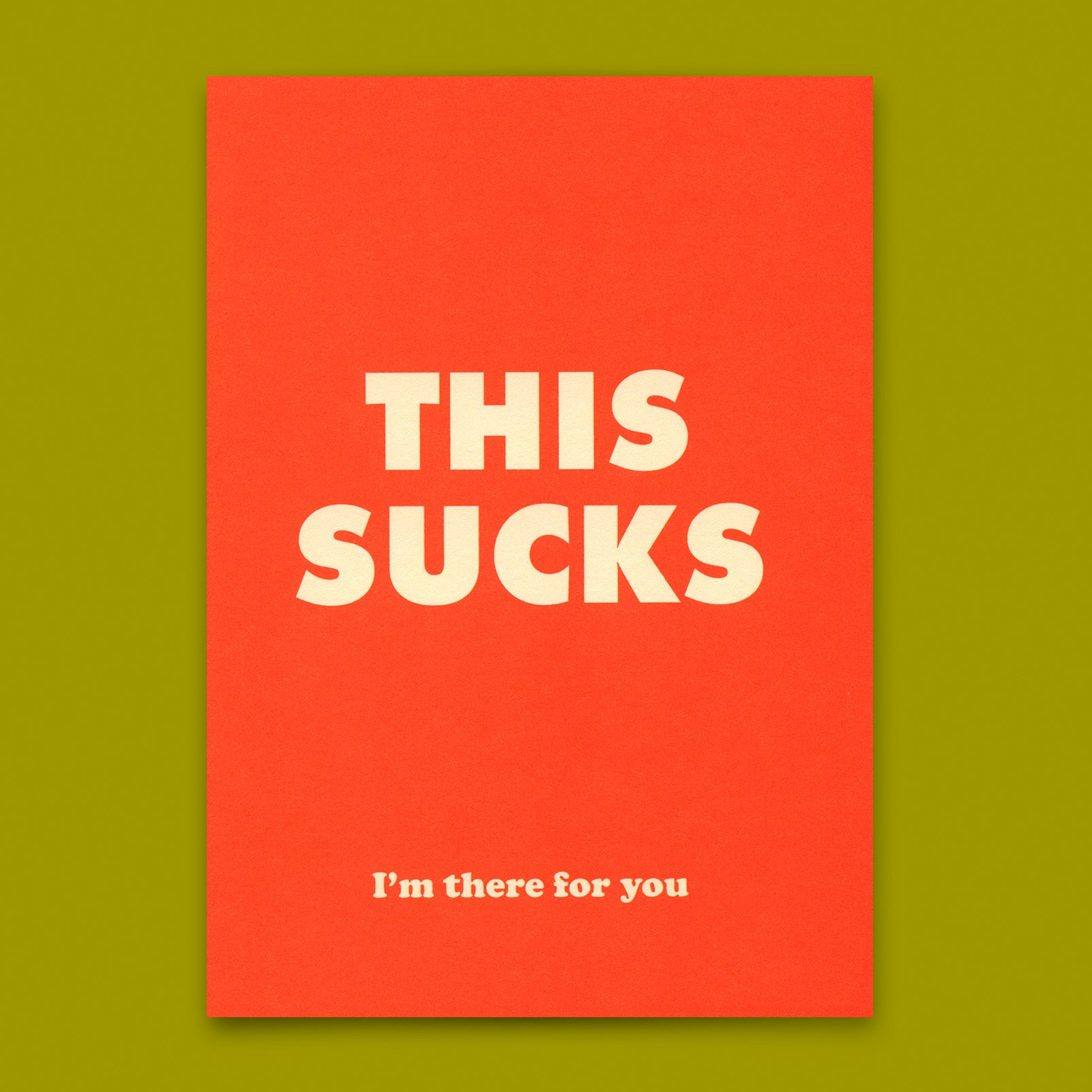 Postkarte "This sucks" | Besondere Karte mit Spruch