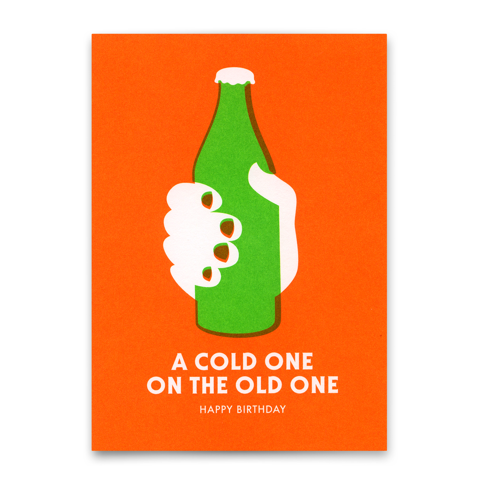 Postkarte "A cold one" | Coole Karte zum Geburtstag
