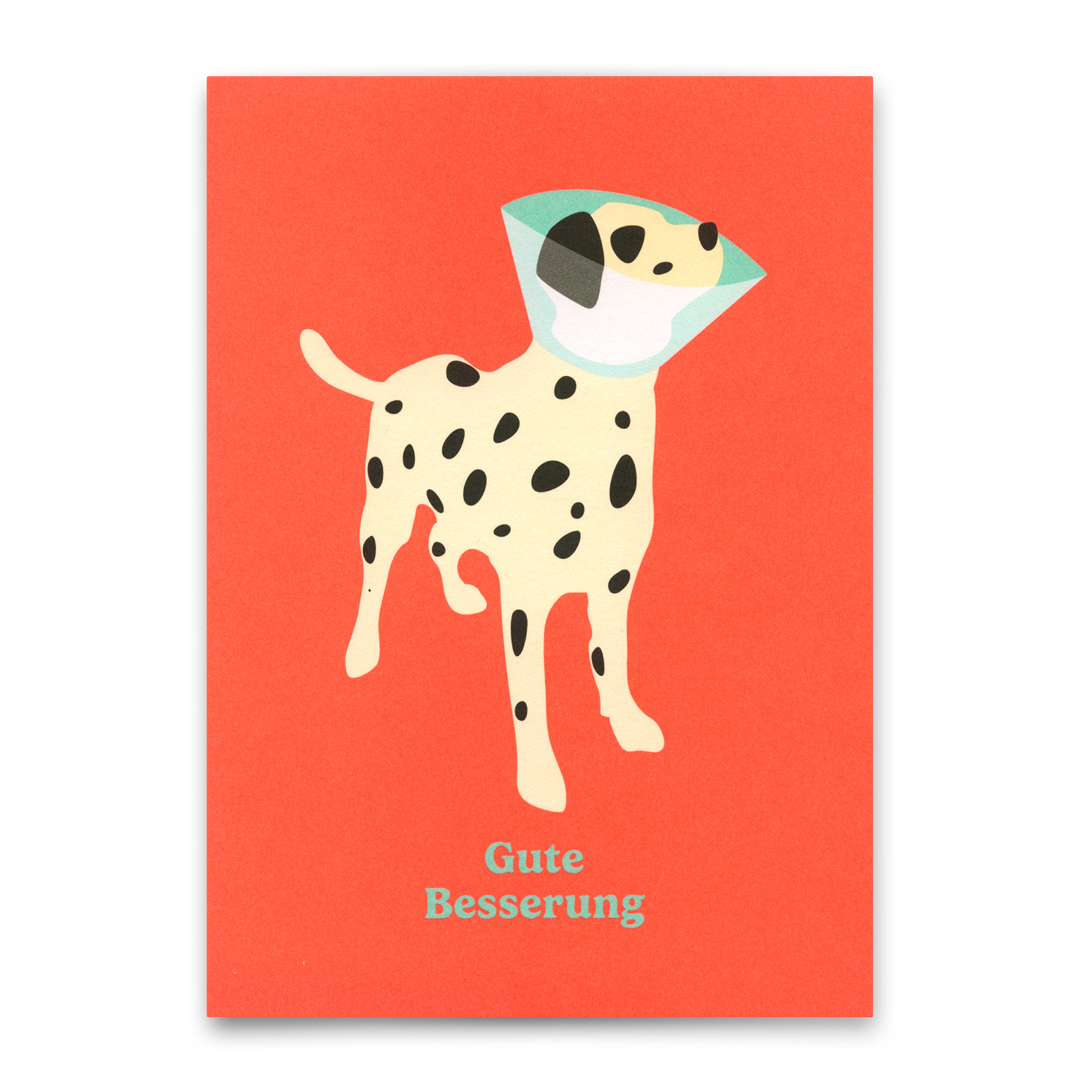 Postkarte "Gute Besserung Hund" | Lustige Karte zur Genesung