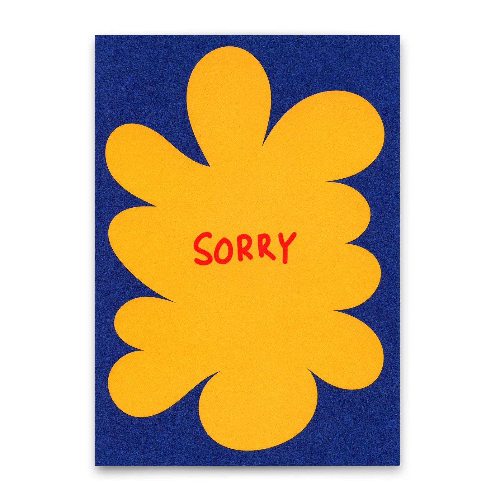 Postkarte "Sorry Abstrakt" | Besondere Karte zum Entschuldigen