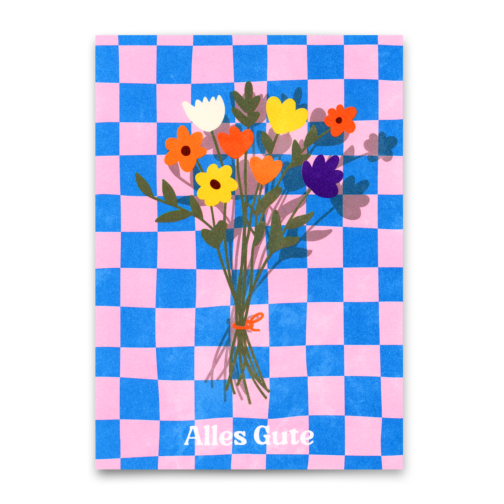 Postkarte "Alles Gute Bouquet“ | Schöne Karte zur Gratulation