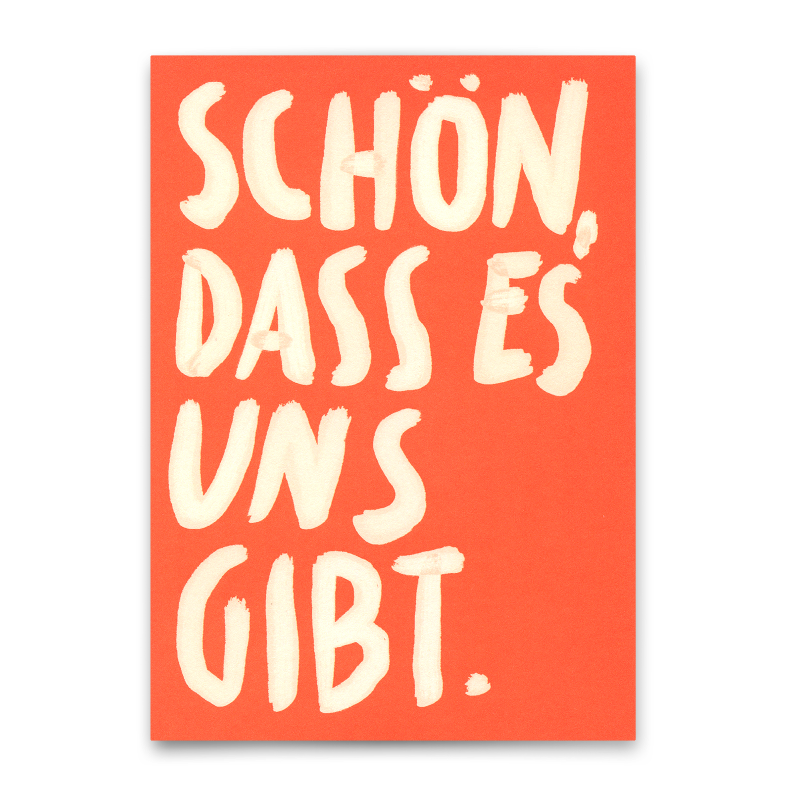 Postkarte "Schön, dass …" | Besondere Karte für Verliebte