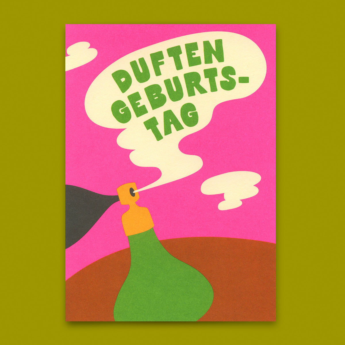 Postkarte "Duften Geburtstag No. 2" | Lustige Karte zum Geburtstag