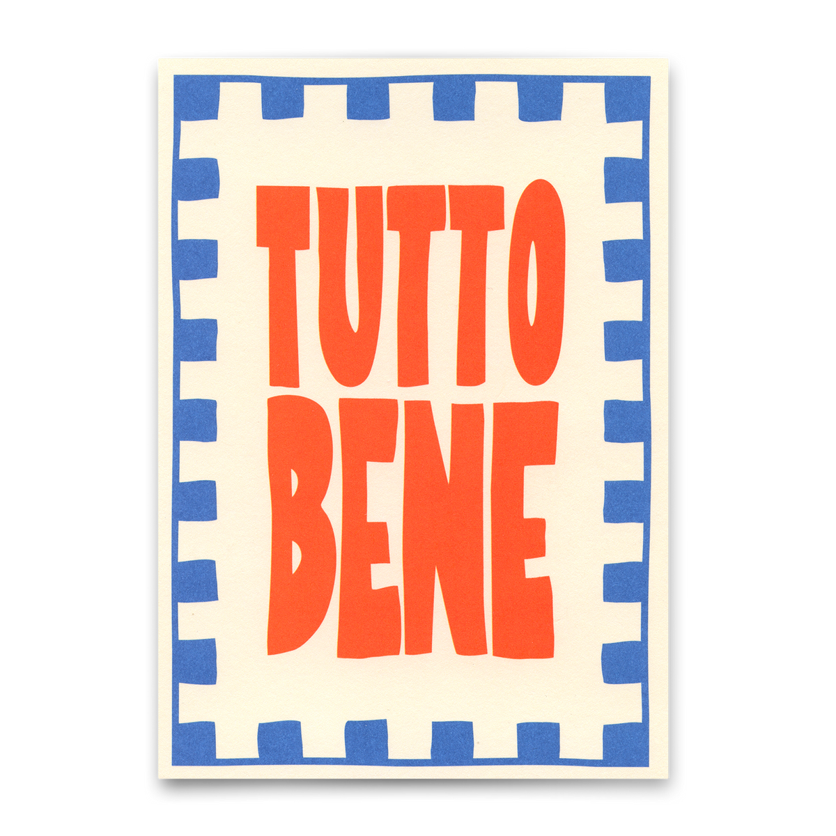 Postkarte "Tutto bene" | Coole Karte für jeden Anlass