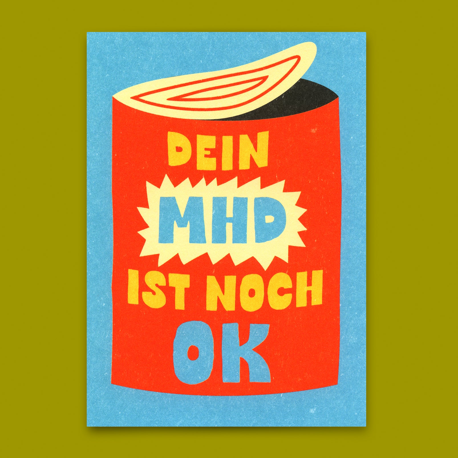 Postkarte "MHD" | Lustige Karte zum Geburtstag