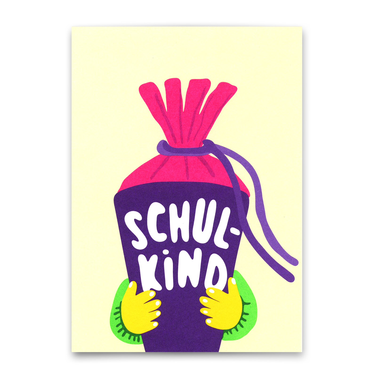 Postkarte "Schulkind" | Schöne Karte für den Schulstart