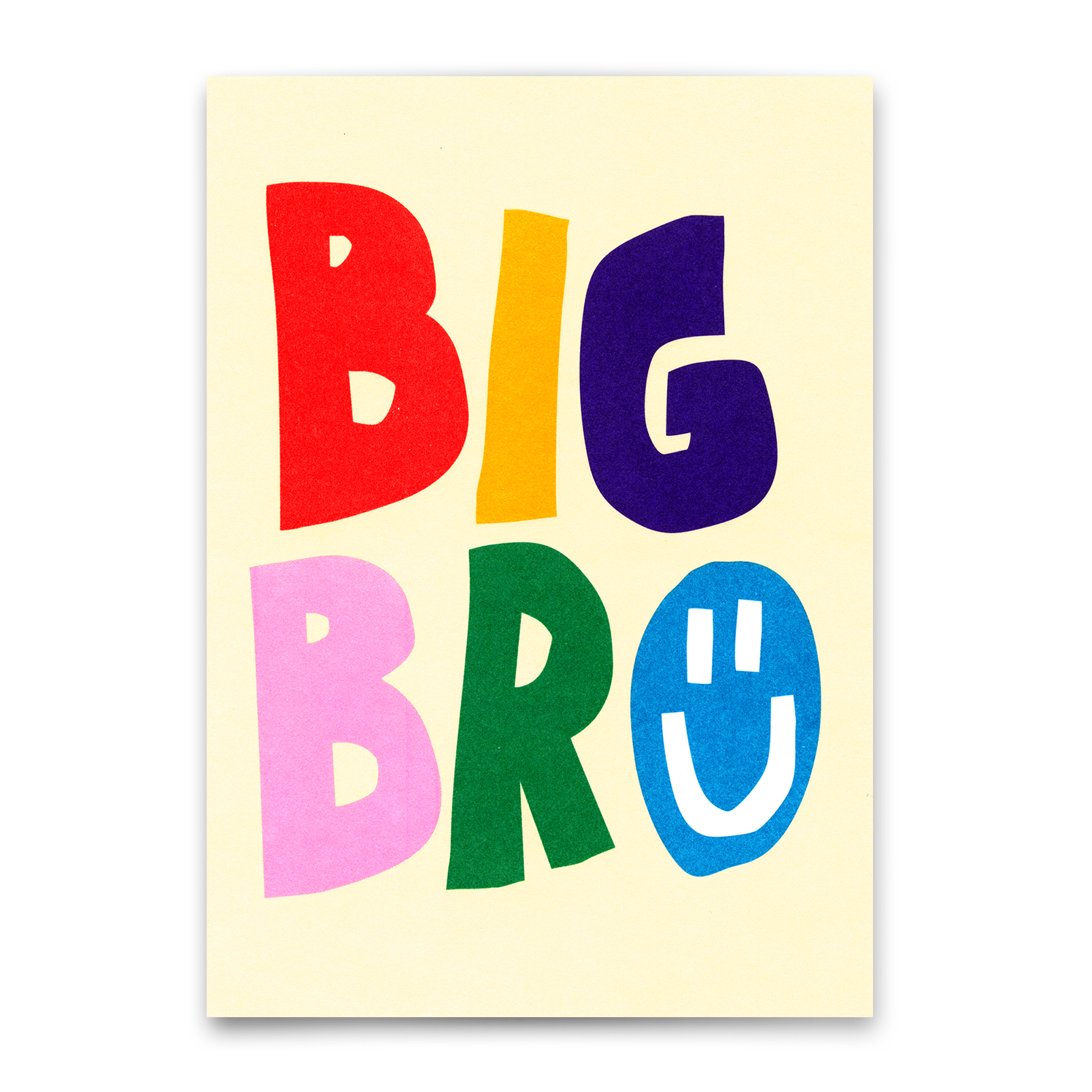 Postkarte "Big Bro" | Coole Karte für große Brüder