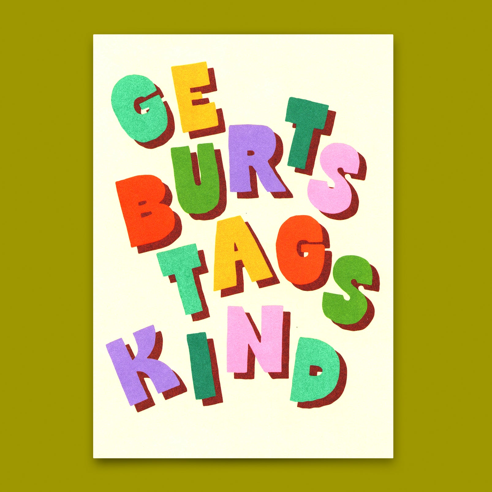 Postkarte "Geburtstagskind" | Schöne Karte zum Geburtstag